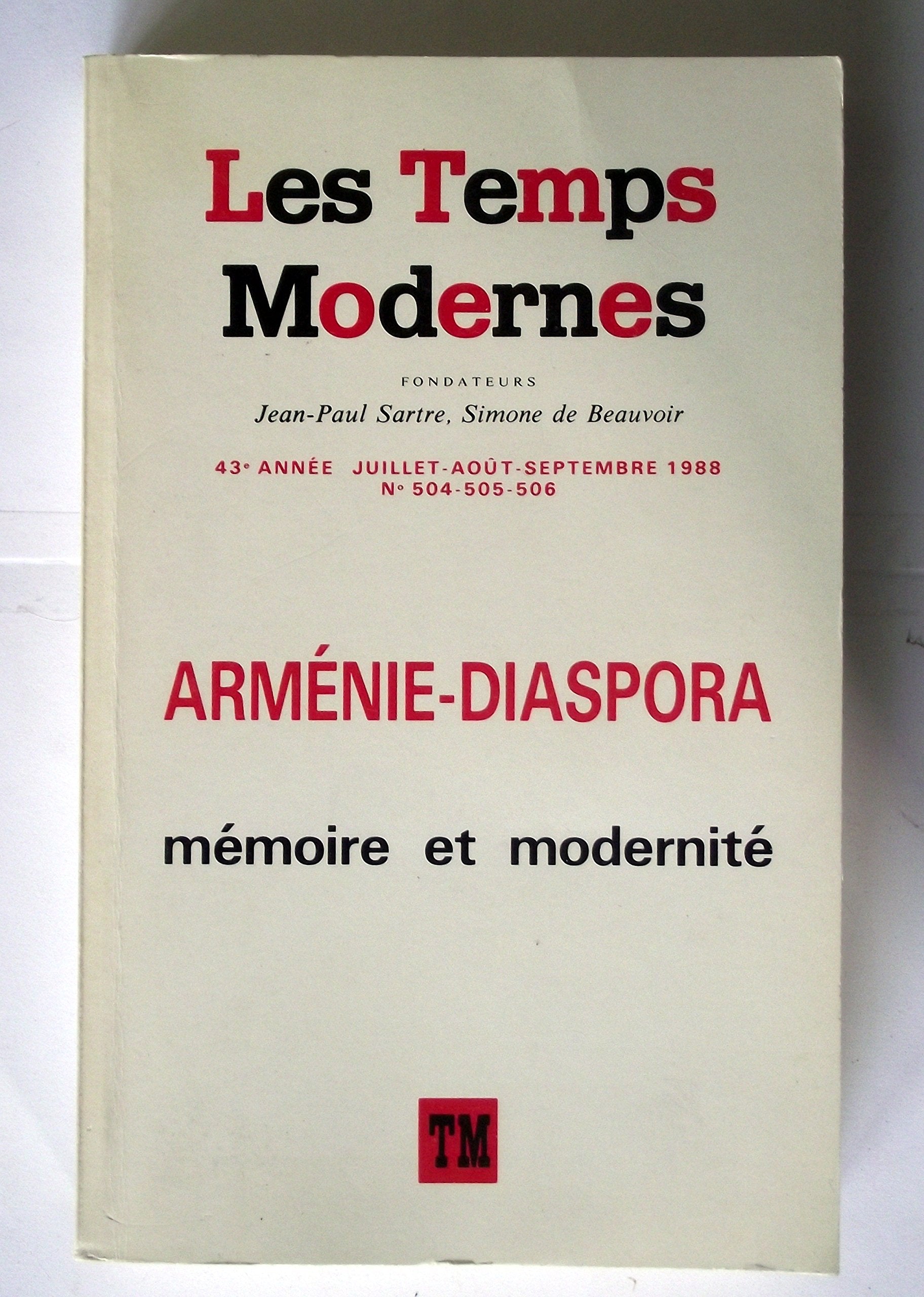 Les temps modernes 504/505/506 (juillet-aout-septembre 1988) book