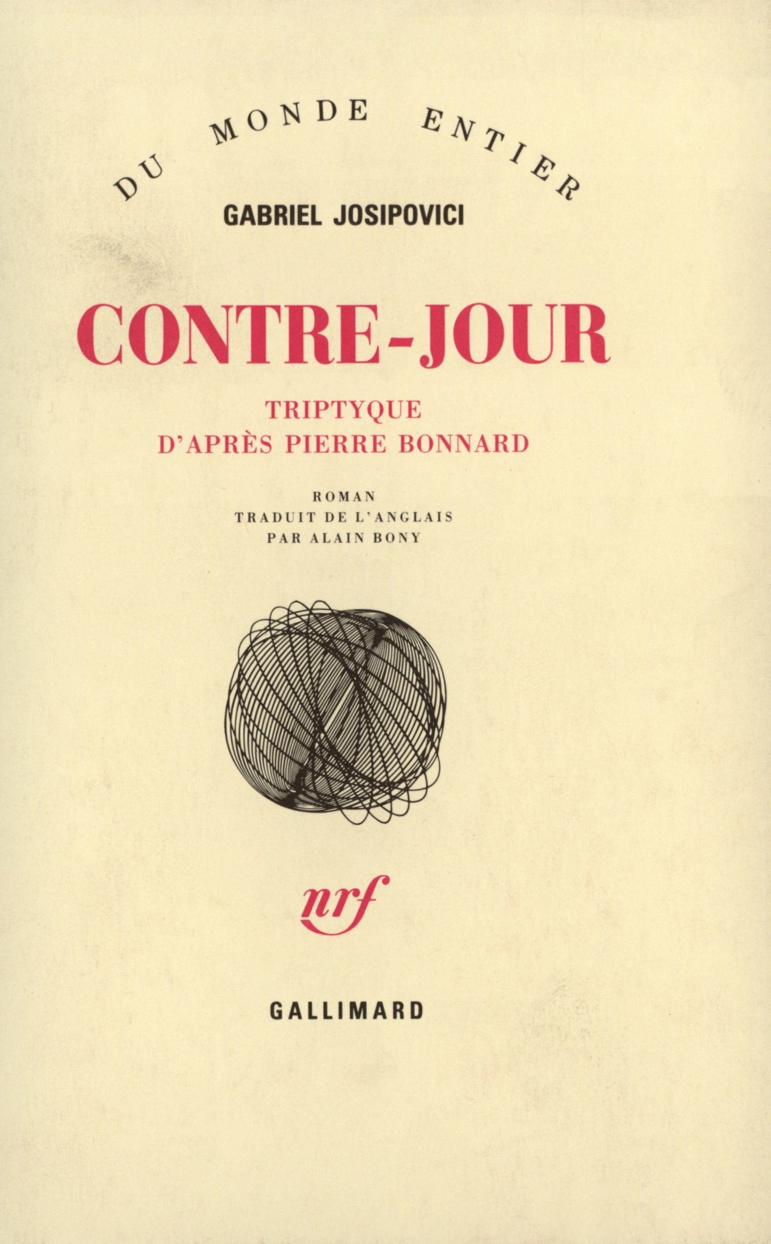 Contre-jour: Tryptique d'après Pierre Bonnard book