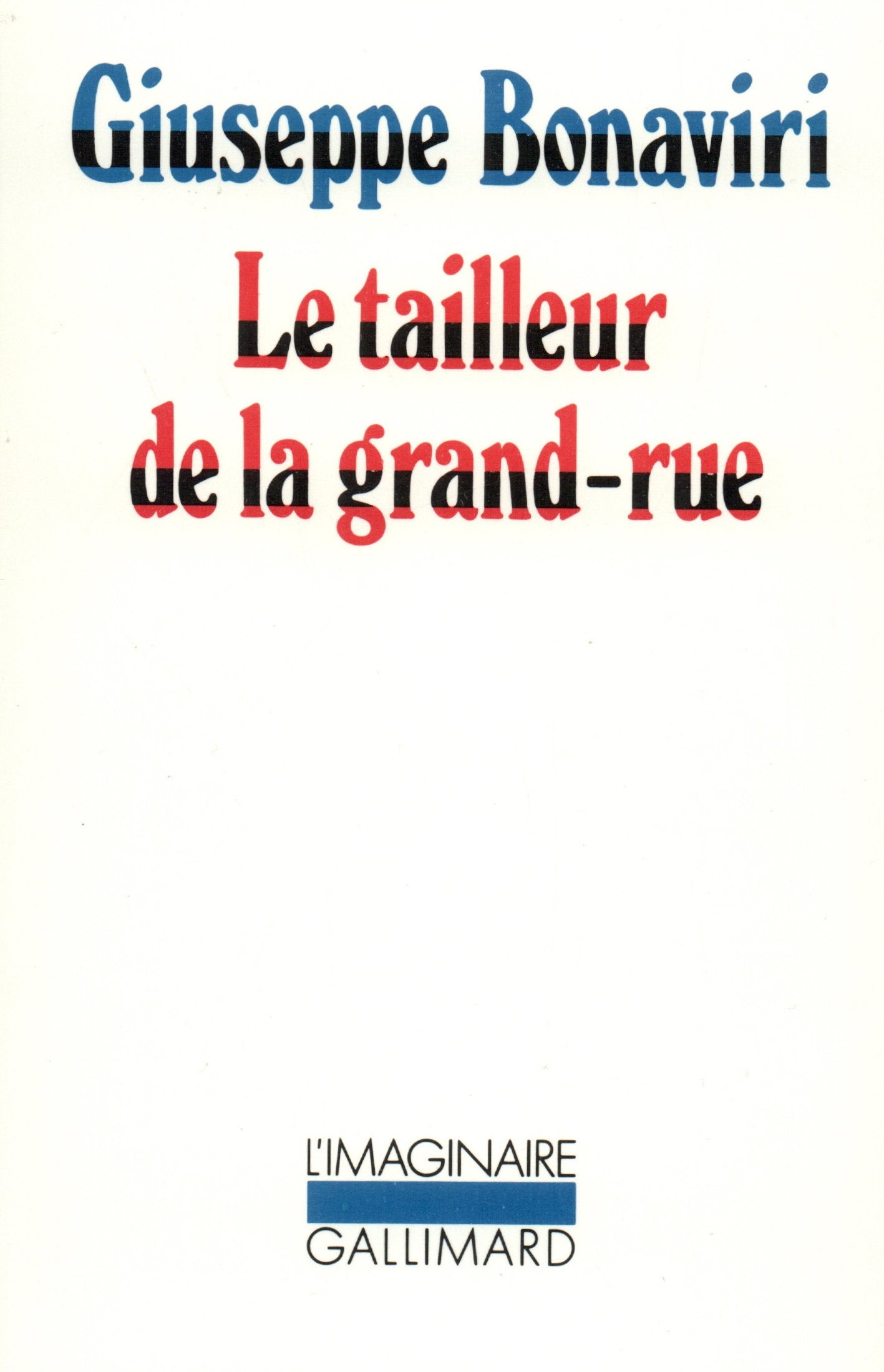 Le tailleur de la grand-rue book