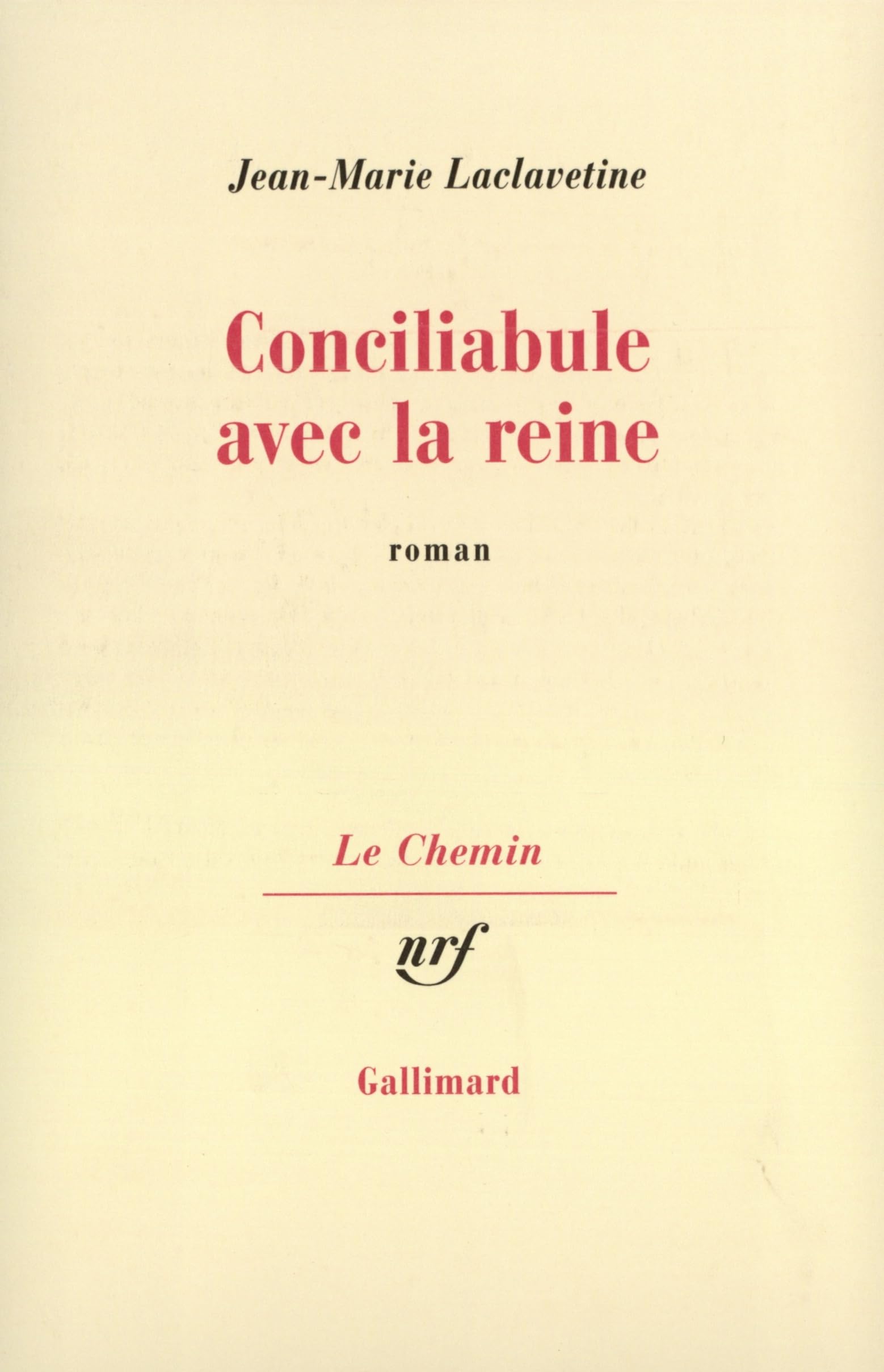 Conciliabule avec la reine book