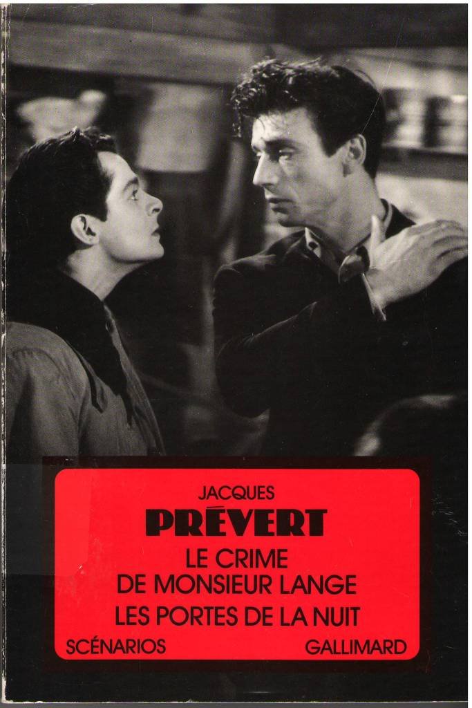 Le crime de Monsieur Lange : les portes de la nuit : scénarios book
