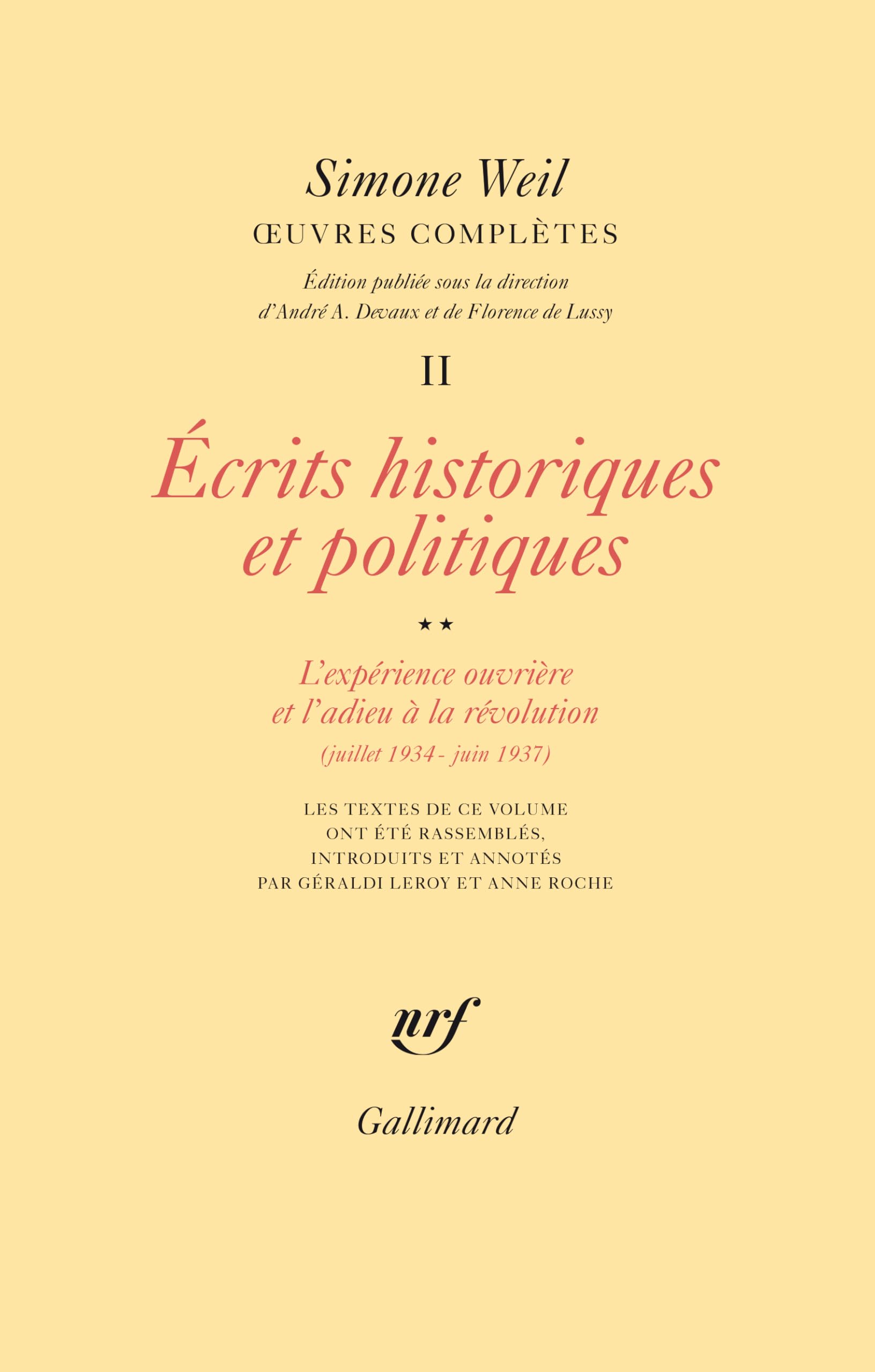 Œuvres complètes: Écrits historiques et politiques 2 (2) Essays & Short Stories