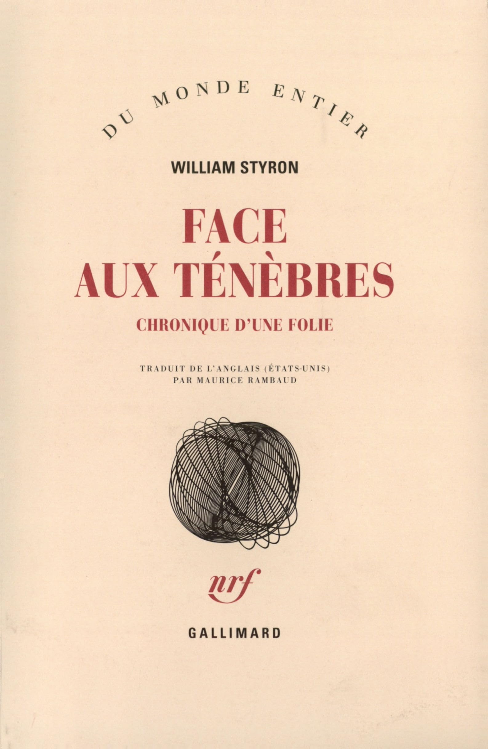 Face aux ténèbres: Chronique d'une folie Contemporary literature
