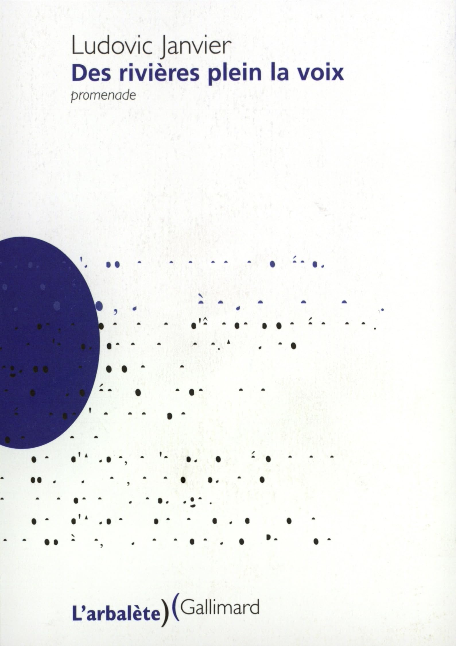 Des Rivières plein la voix: (Promenade) Contemporary literature