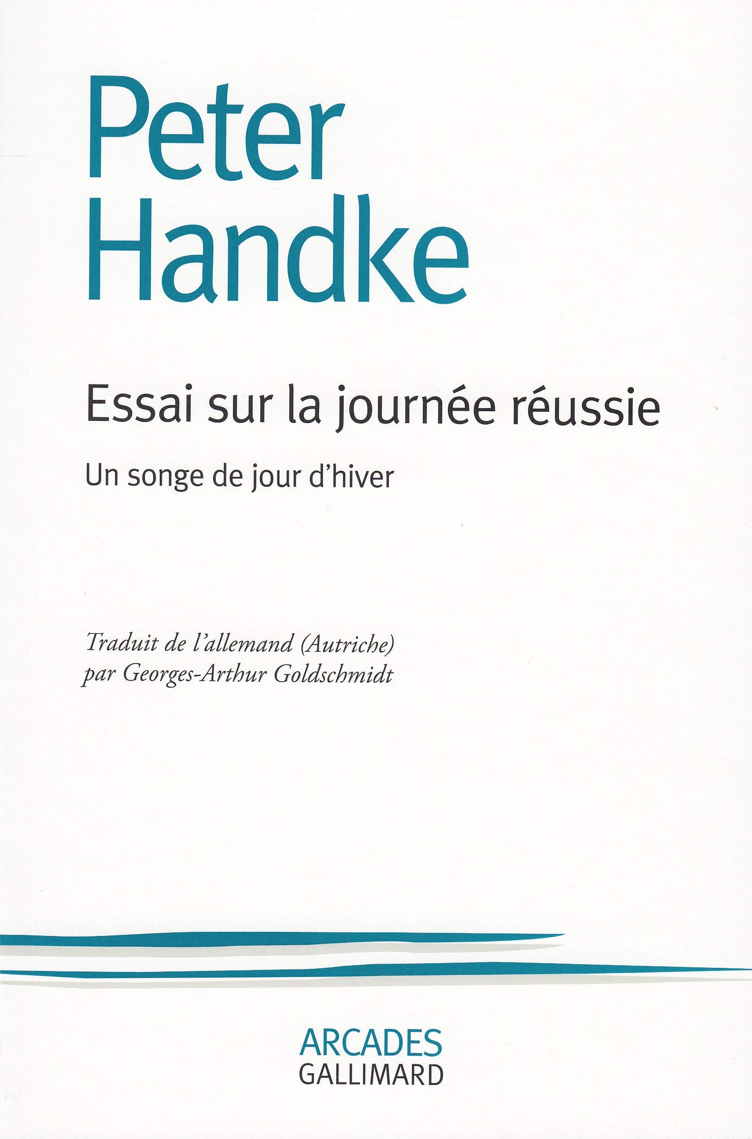 Essai sur la journée réussie. Un songe de jour d'hiver book