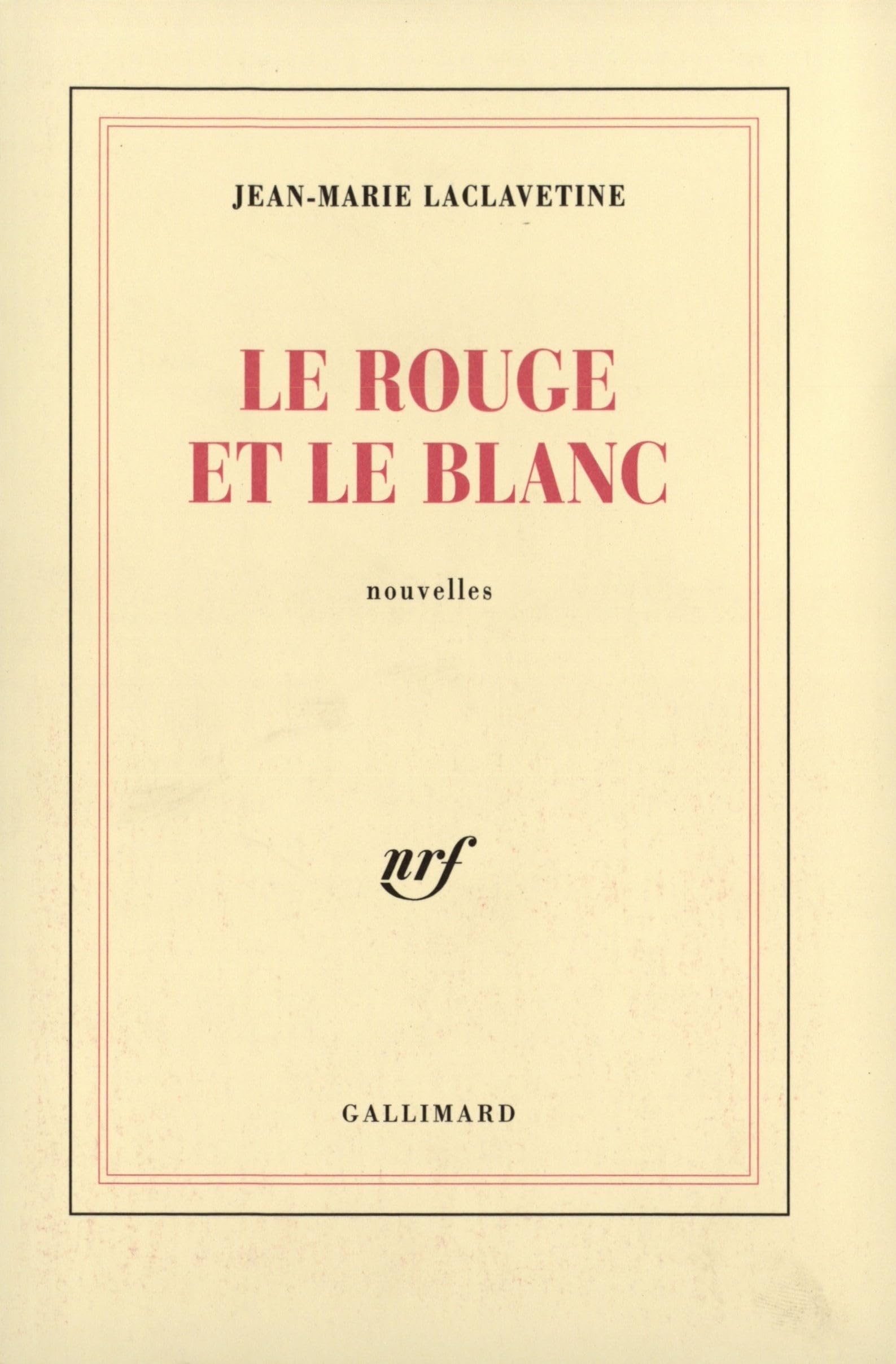 Le rouge et le blanc Contemporary literature