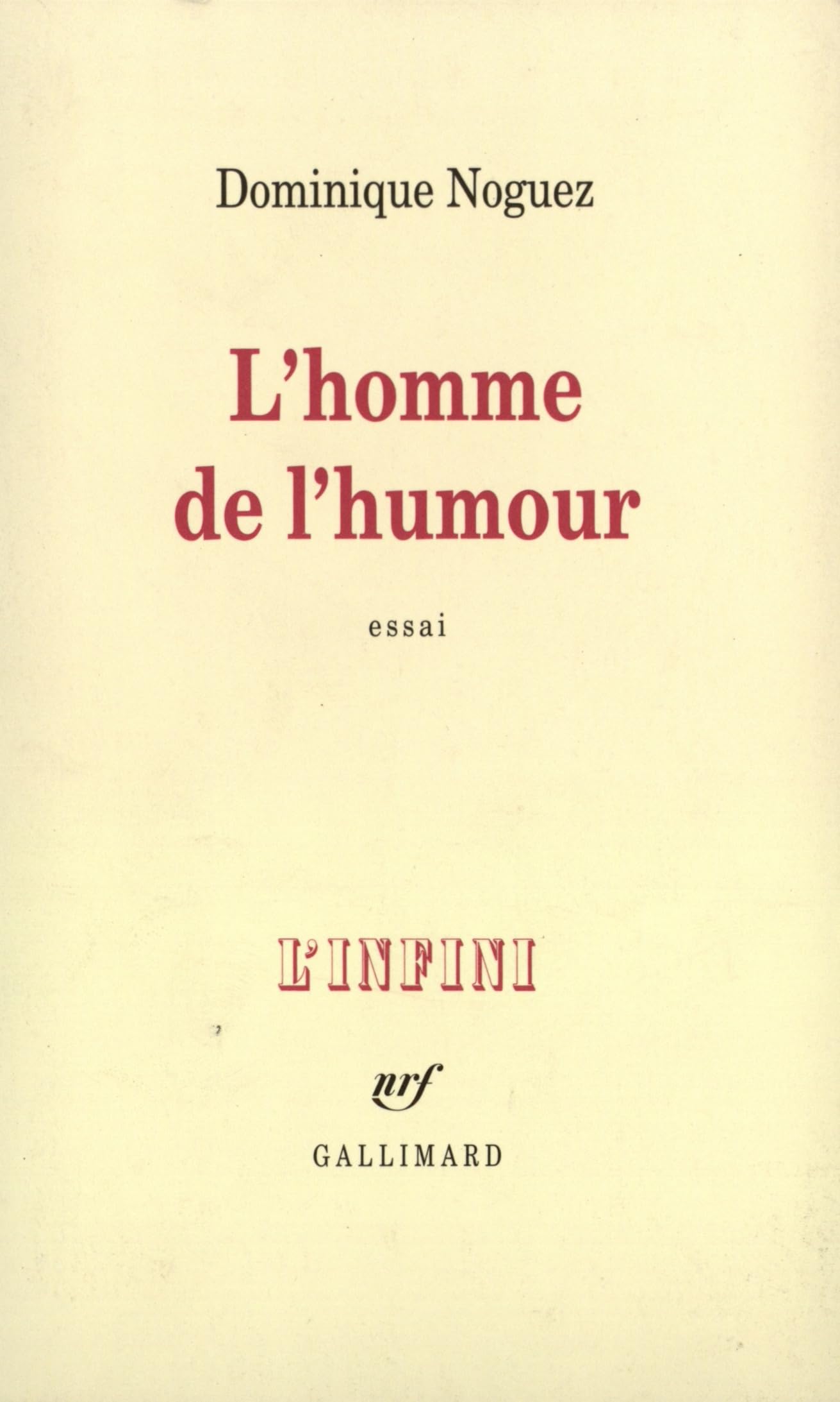 L'Homme de l'humour Contemporary literature