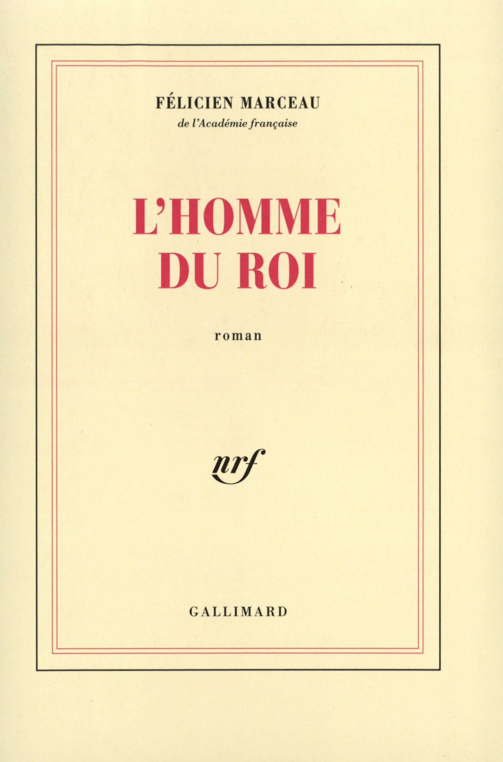 L'Homme du roi book