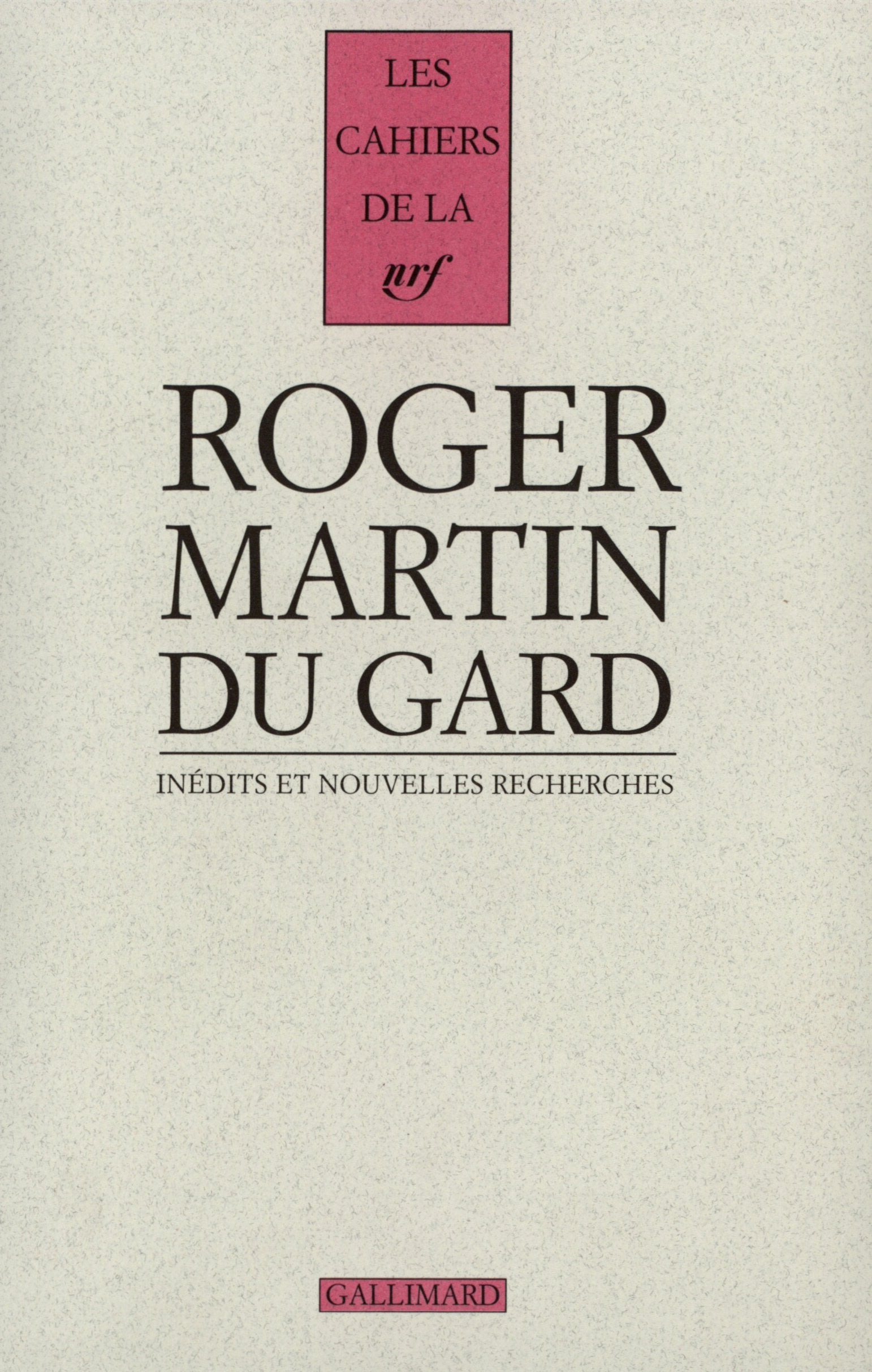 Inédits et nouvelles recherches (1) Contemporary literature