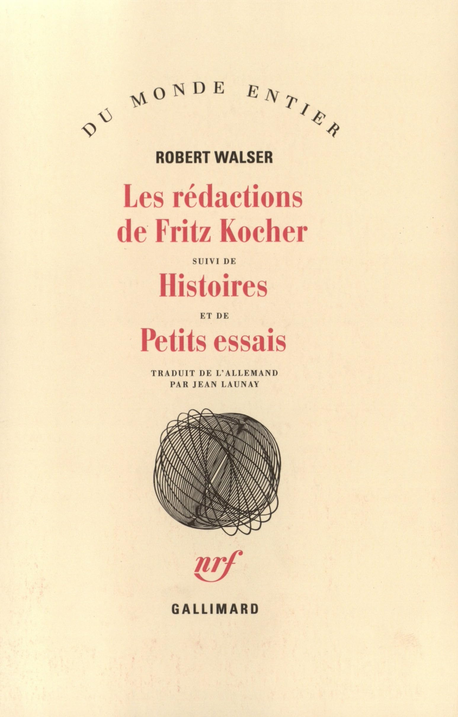 LES REDACTIONS DE FRITZ KOCHER/HISTOIRES /PETITS ESSAIS Contemporary literature