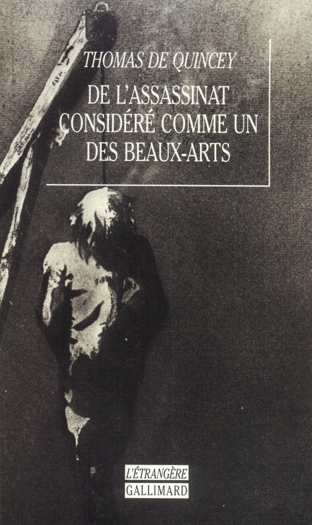 De l'assassinat considéré comme un des beaux-arts book