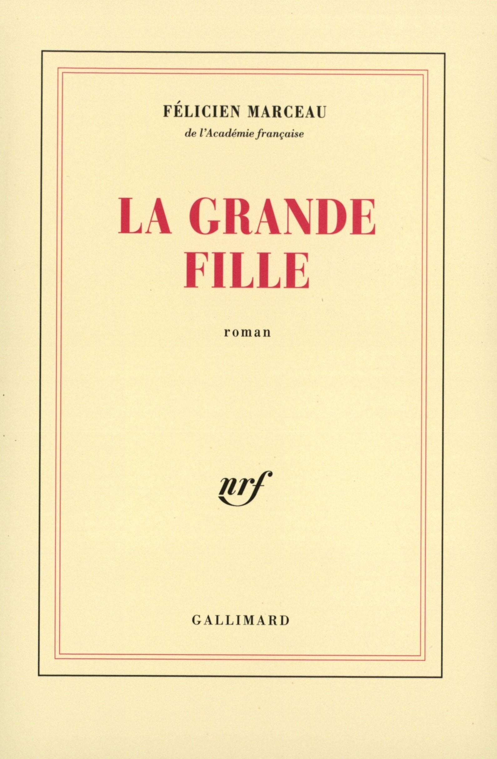 La Grande fille book