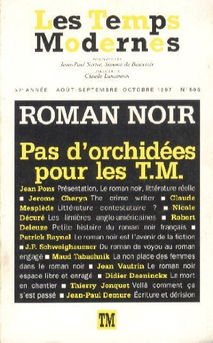 Les temps modernes 595 (aout-septembre-octobre 1997) Books