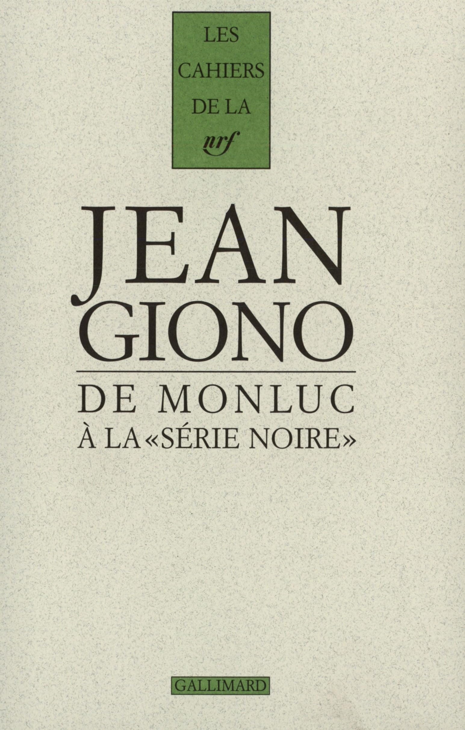 De Monluc à la «Série Noire» book