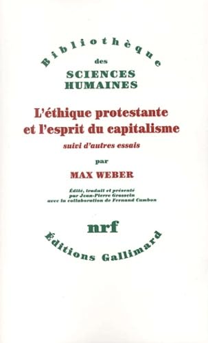 L'éthique protestante et l'esprit du capitalisme, suivi d'autres essais book