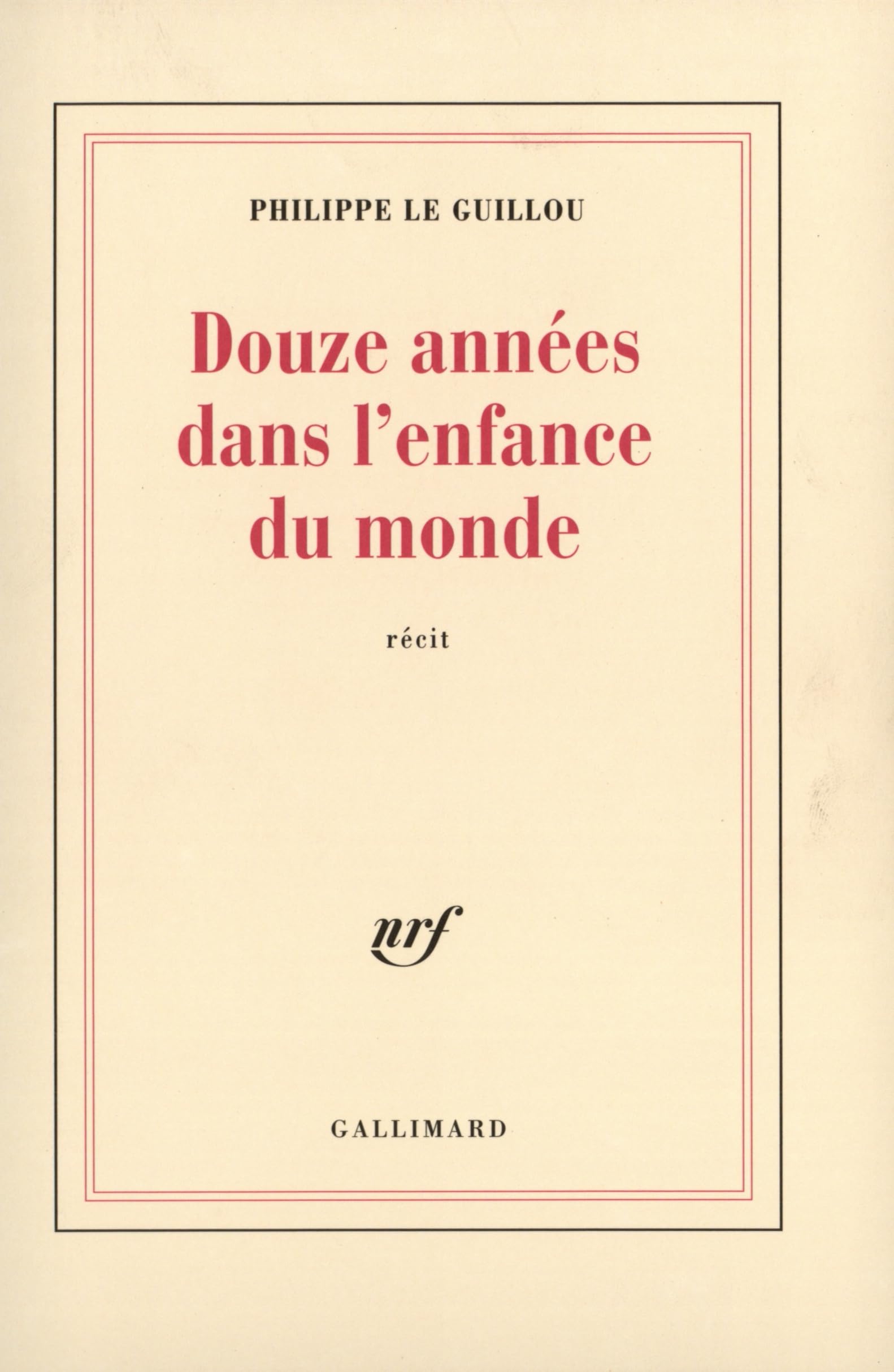 Douze années dans l'enfance du monde book