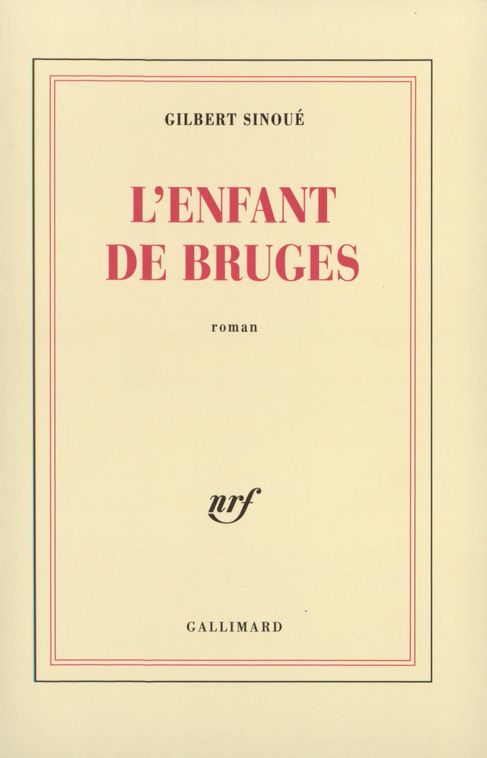 L'Enfant de Bruges: Roman Contemporary literature