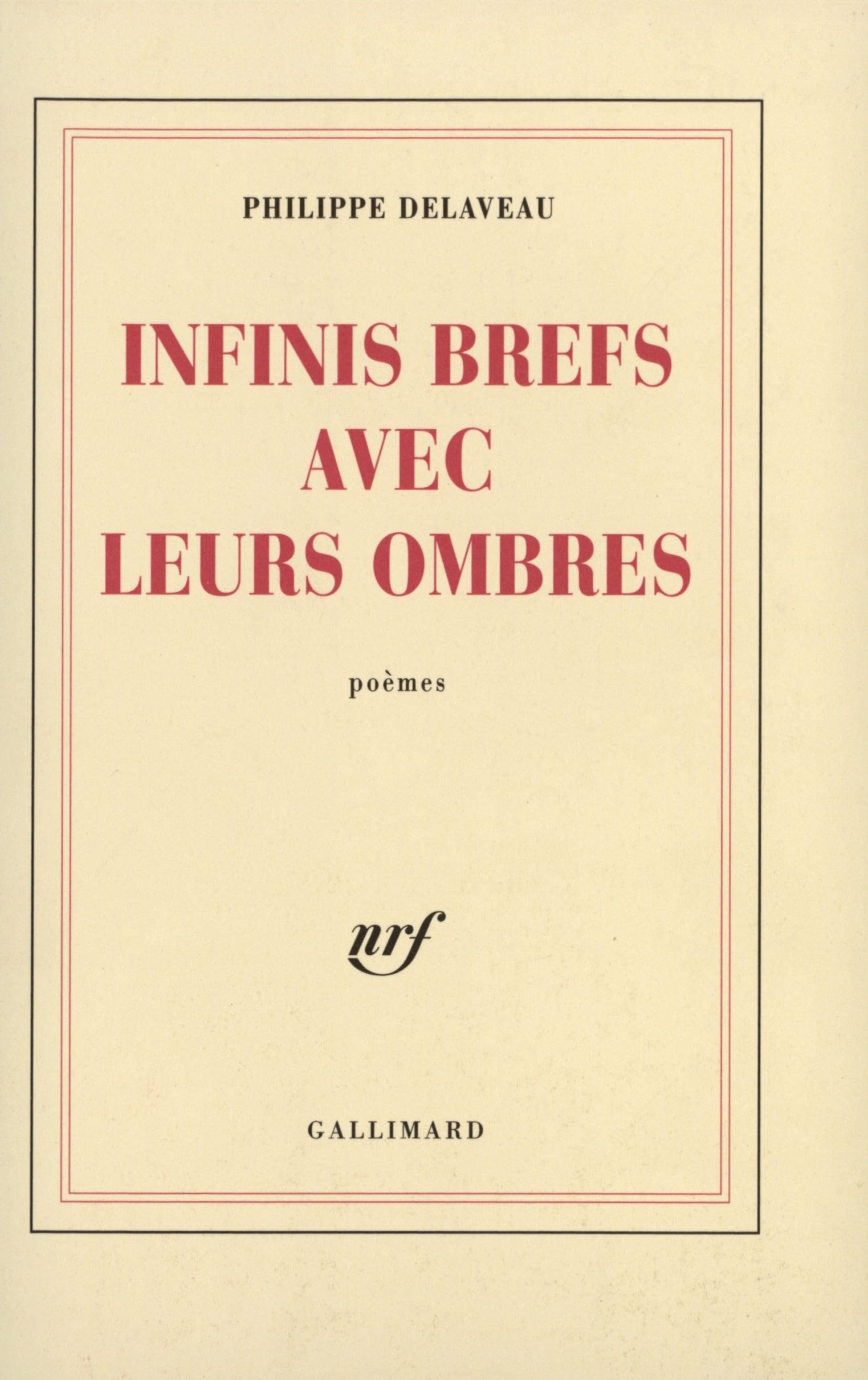 Infinis brefs avec leurs ombres : Poèmes book