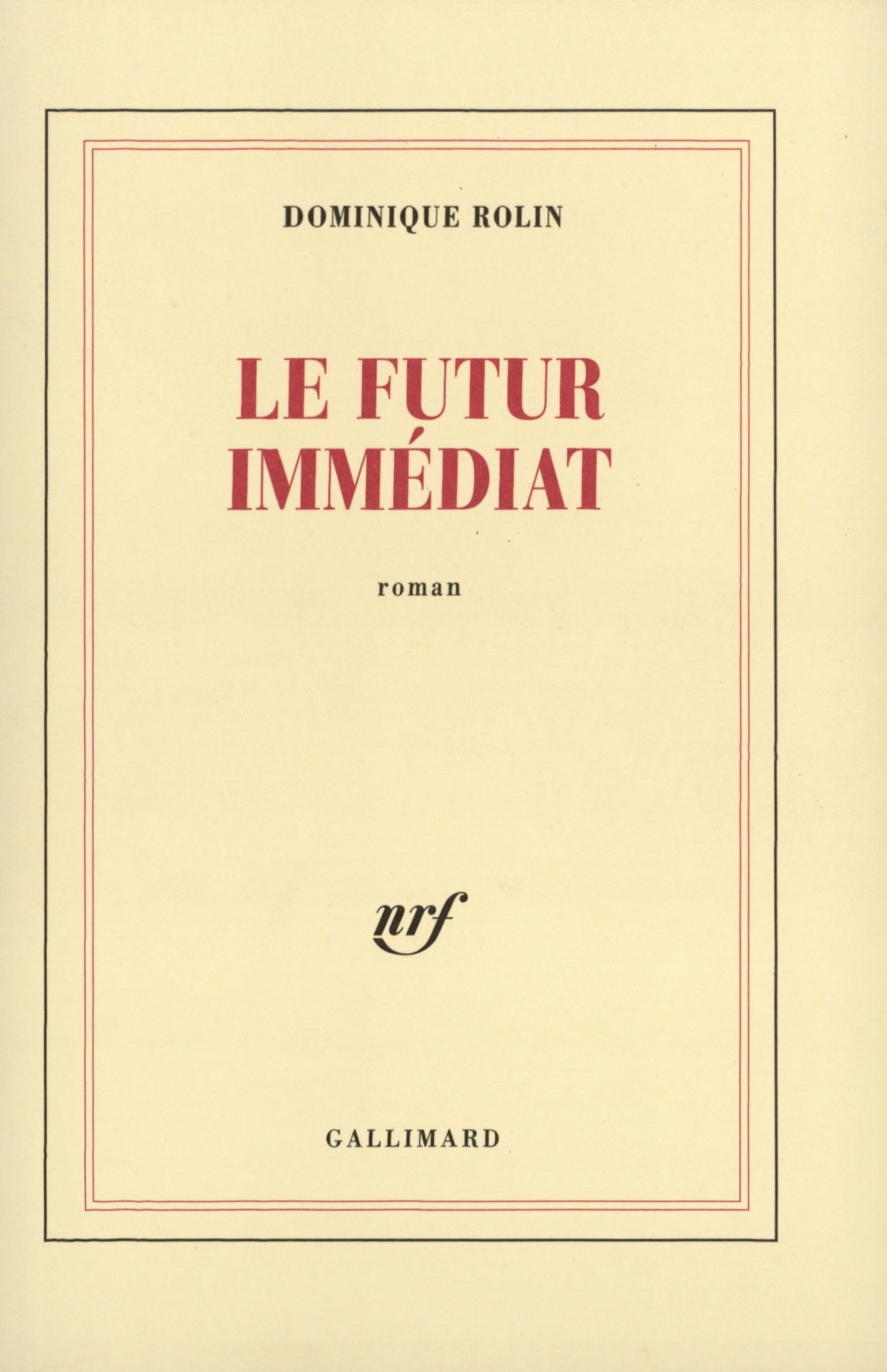 Le Futur immédiat book