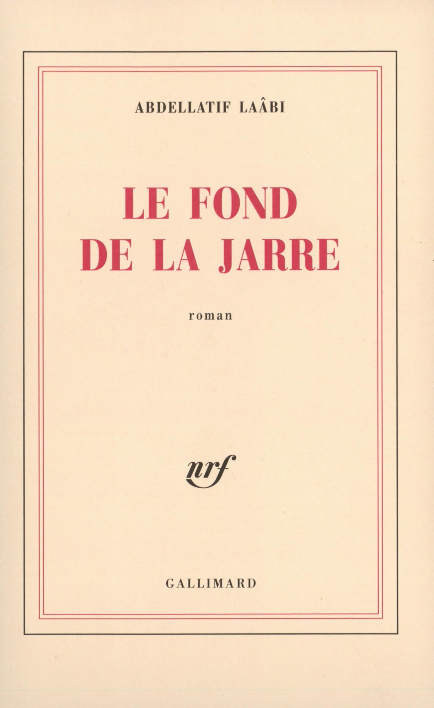 Le Fond de la jarre book