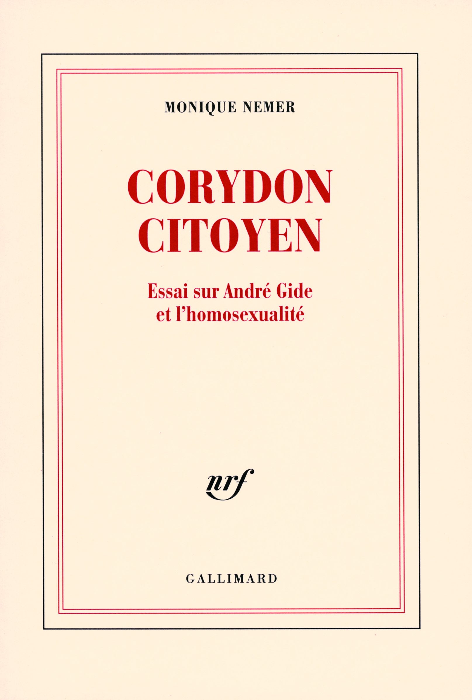 Corydon Citoyen: Essai sur André Gide et l'homosexualité book
