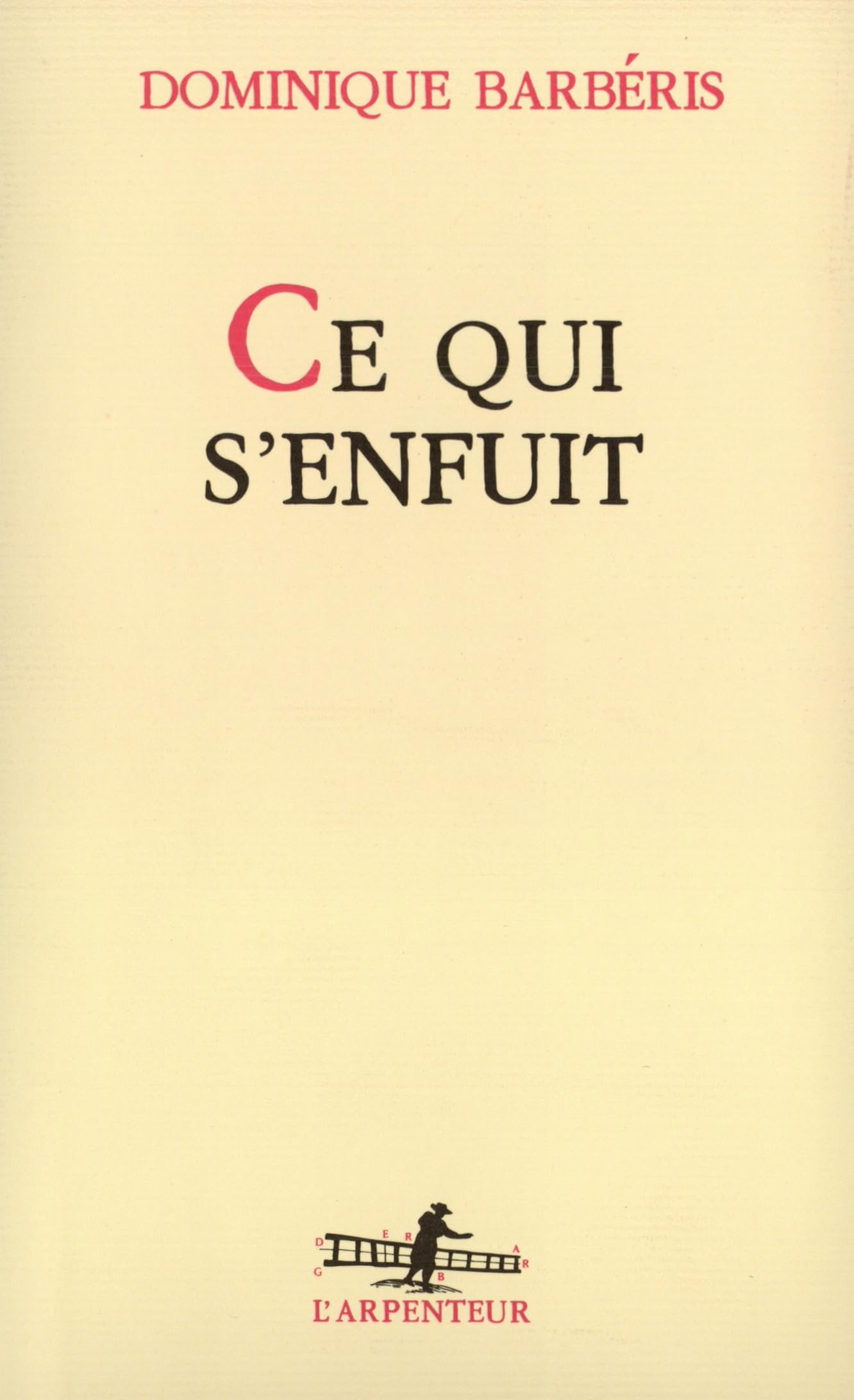Ce qui s'enfuit book