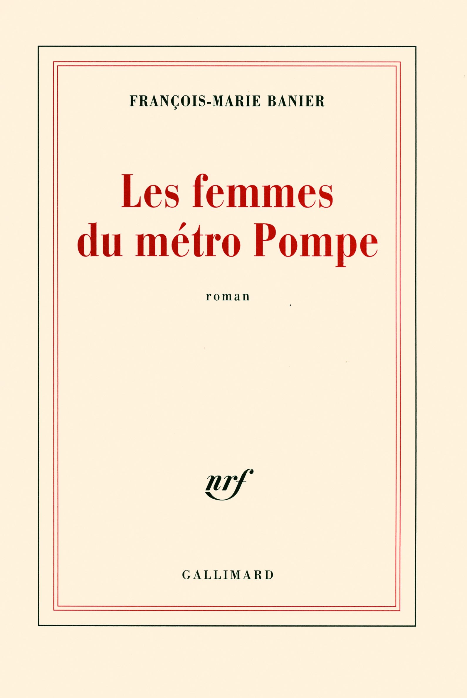 Les femmes du métro Pompe Contemporary literature