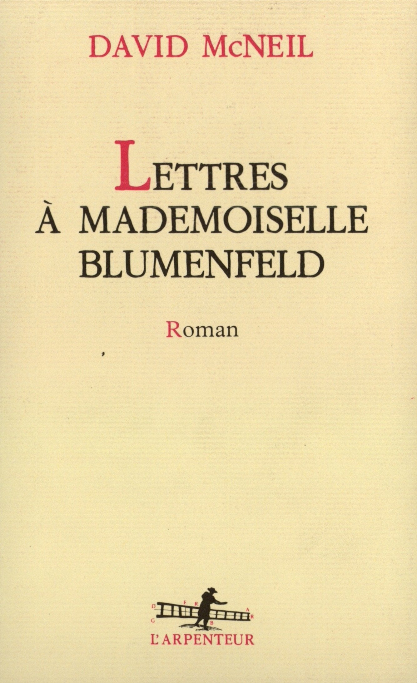 Lettres à Mademoiselle Blumenfeld book
