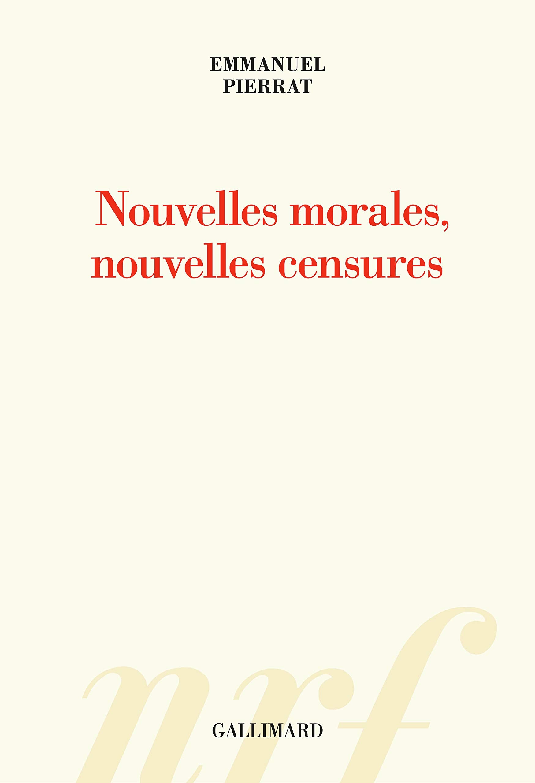 Nouvelles morales, nouvelles censures Law