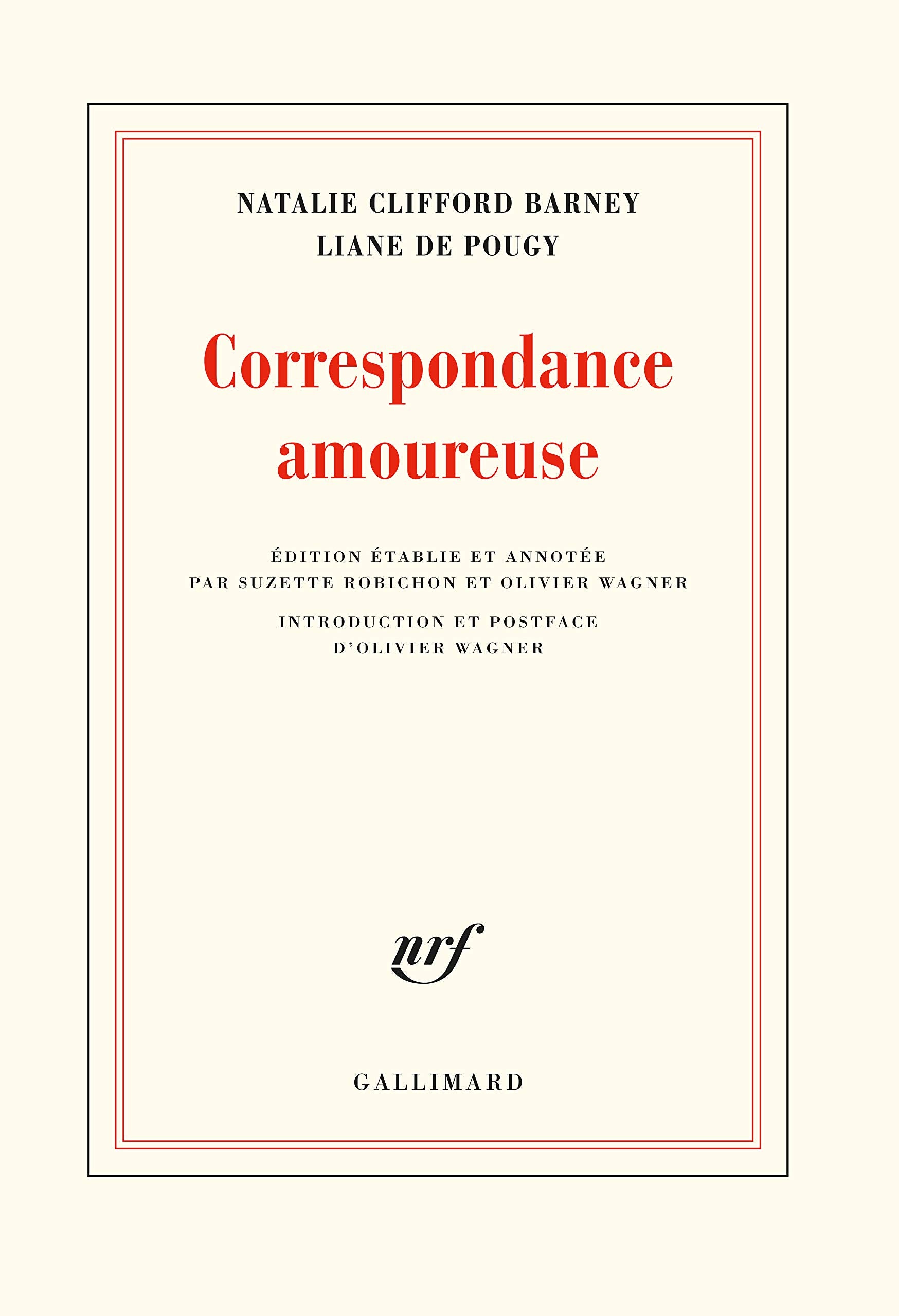 Correspondance amoureuse Essays & Short Stories