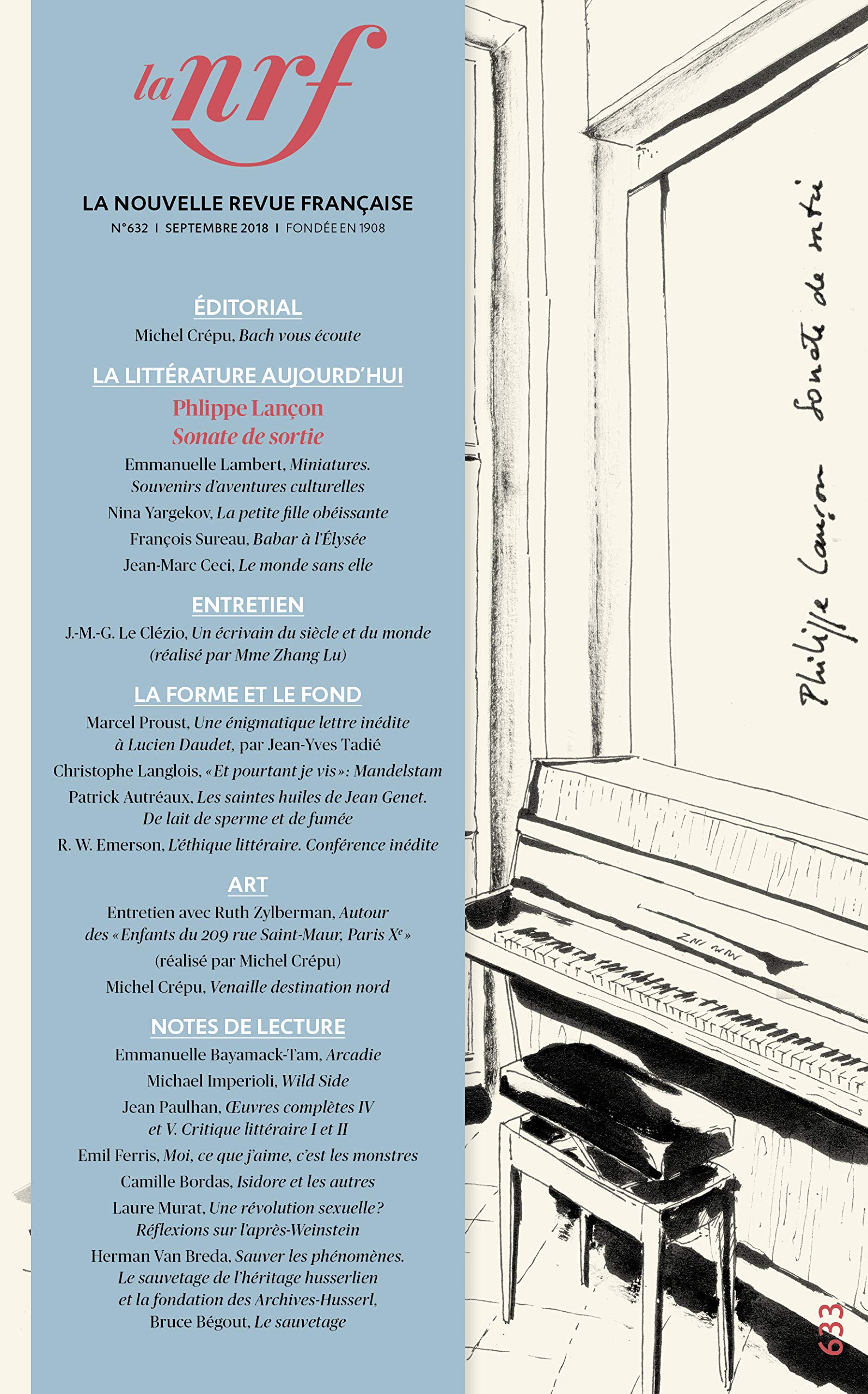 La Nouvelle Revue Française Essays & Short Stories