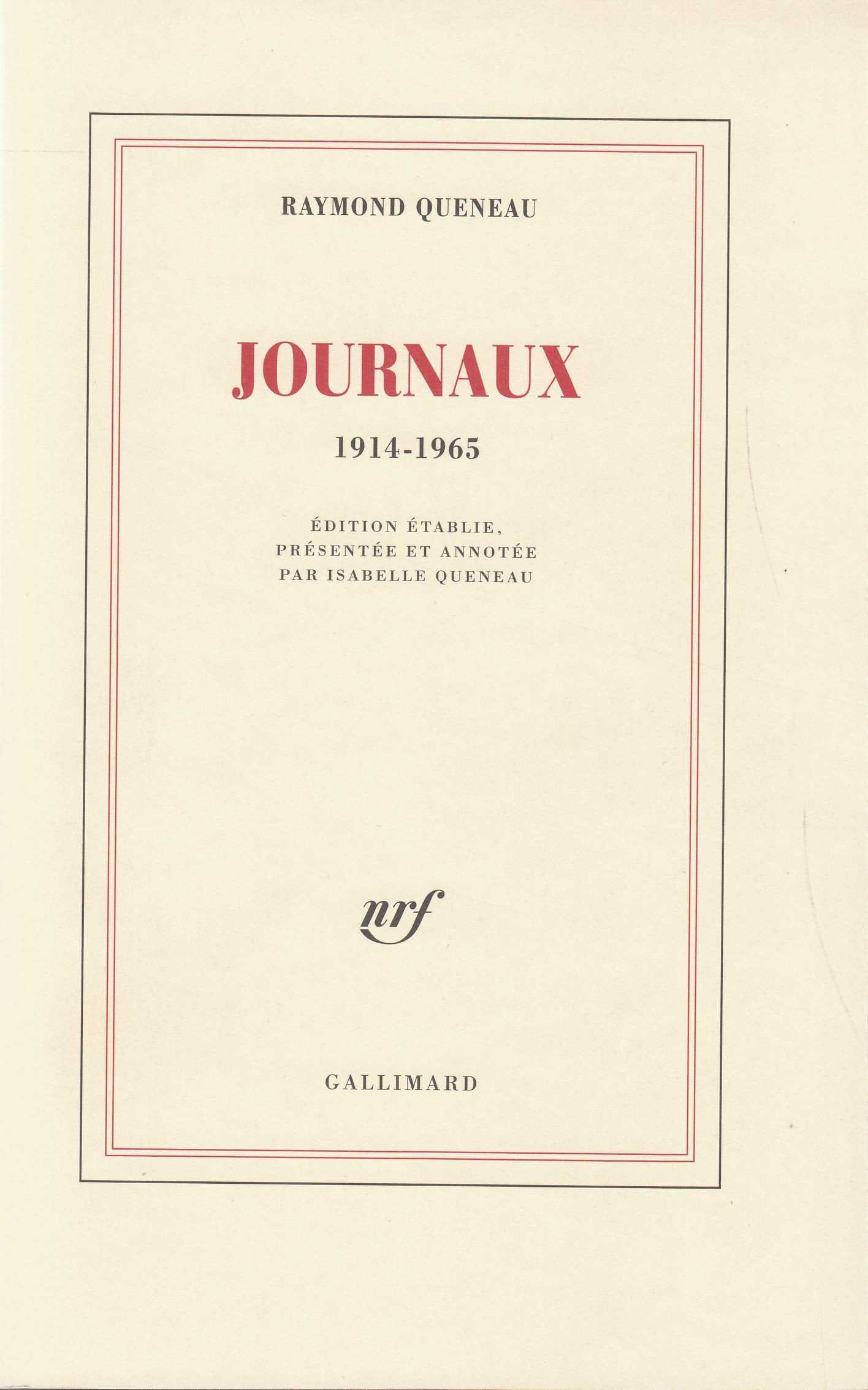 Journaux: (1914-1965) Art & Literature