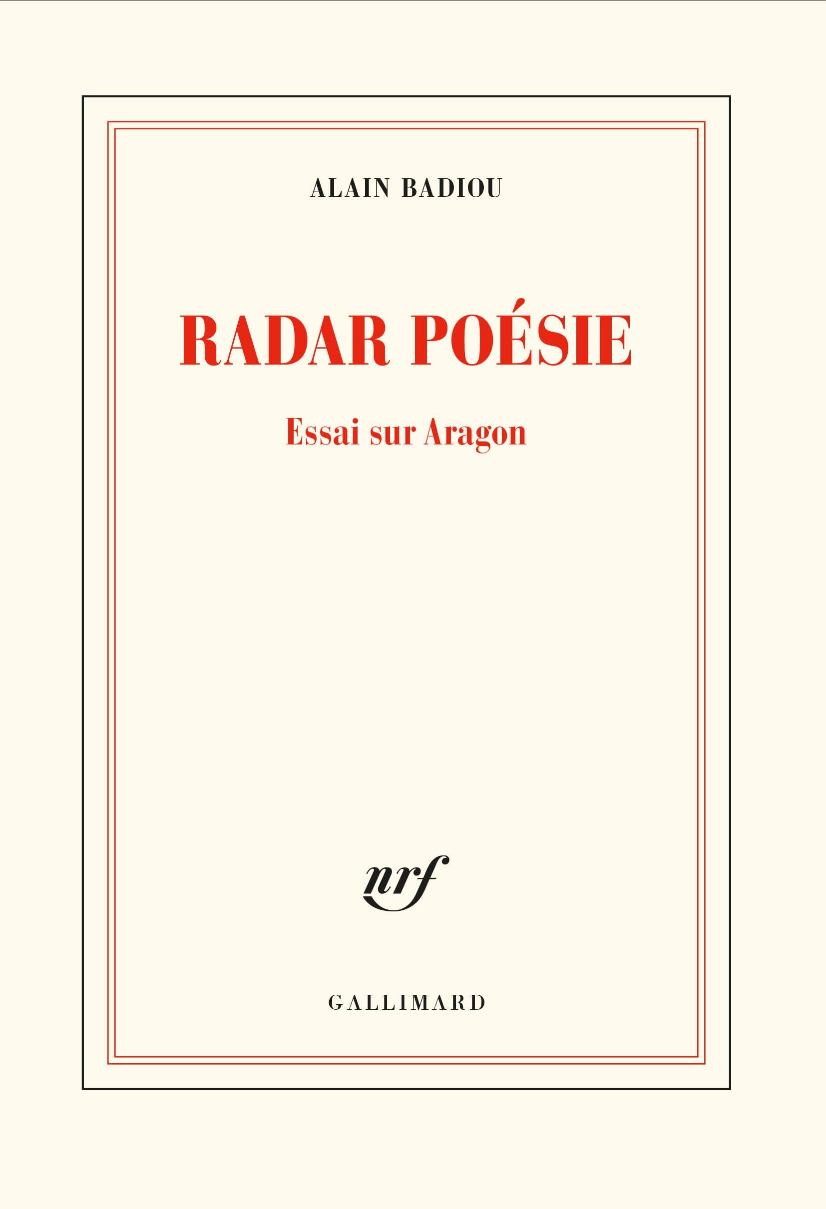 Radar poésie: Essai sur Aragon book