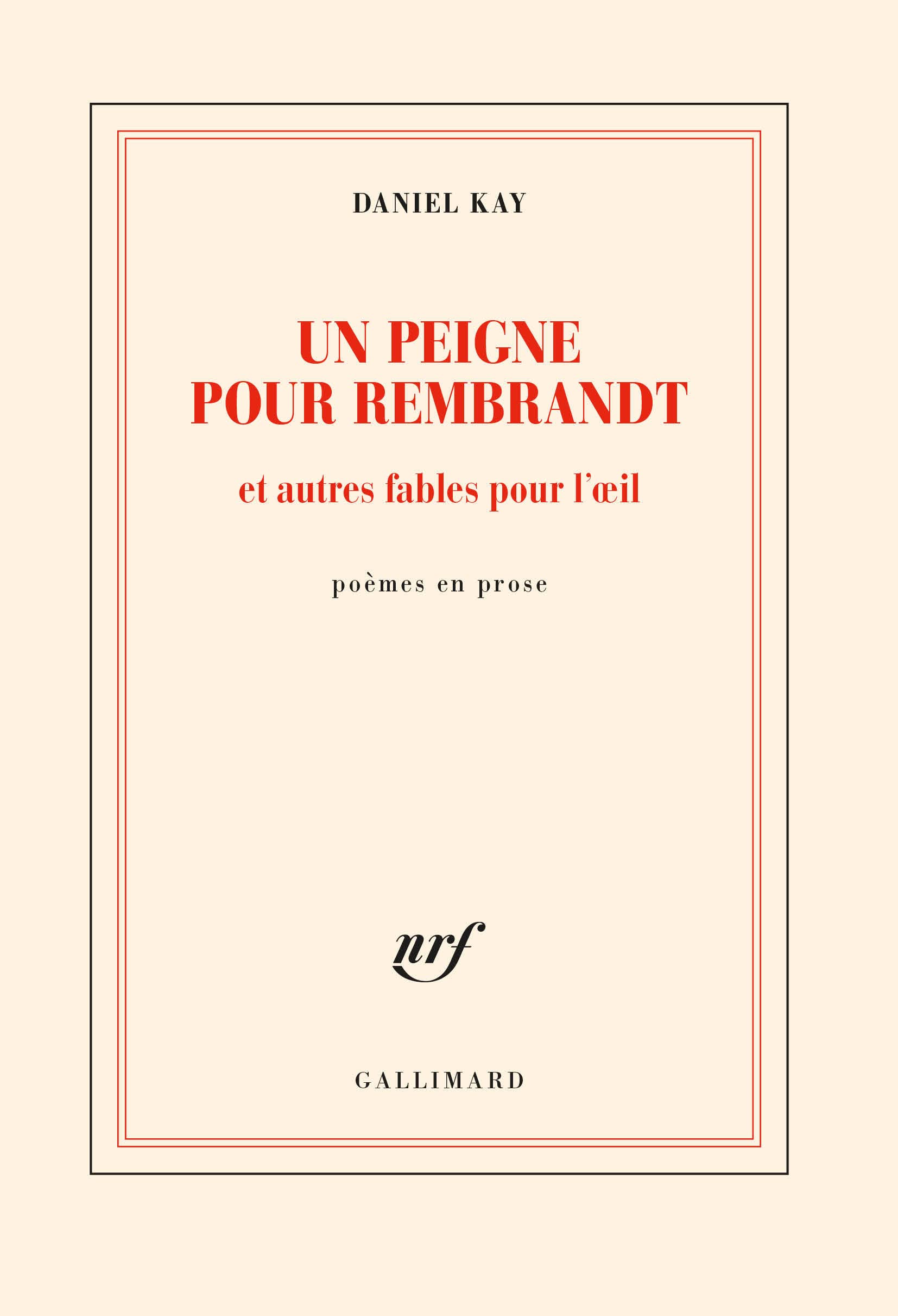 Un peigne pour Rembrandt et autres fables pour l'oeil book