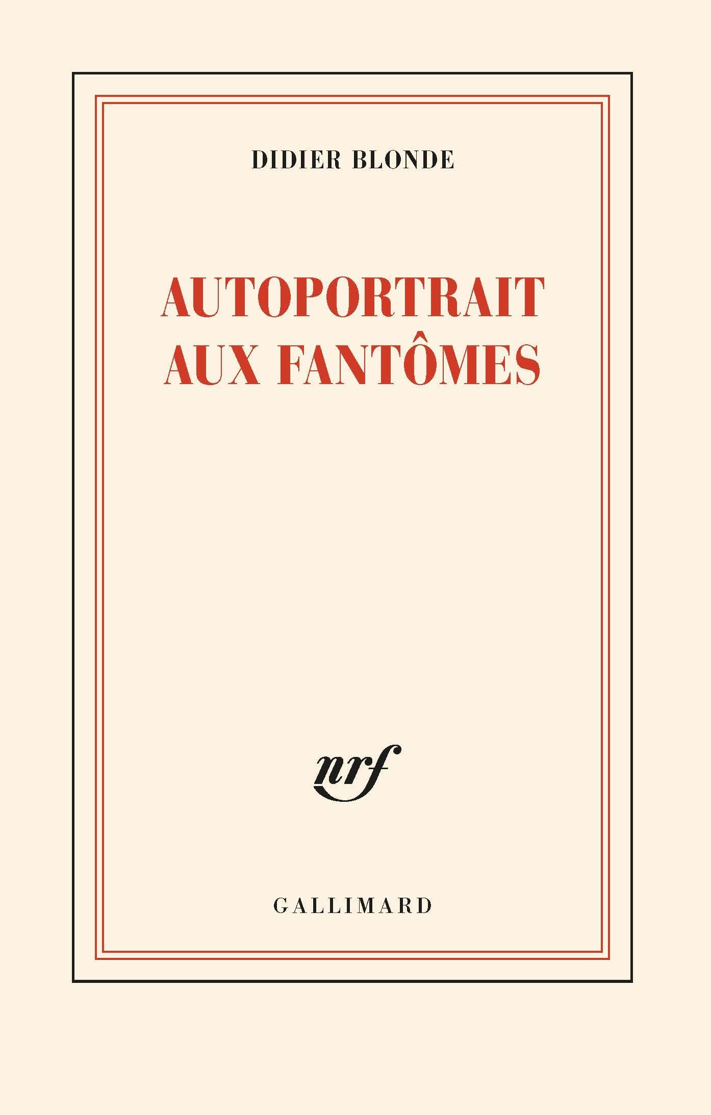 Autoportrait aux fantômes Contemporary literature