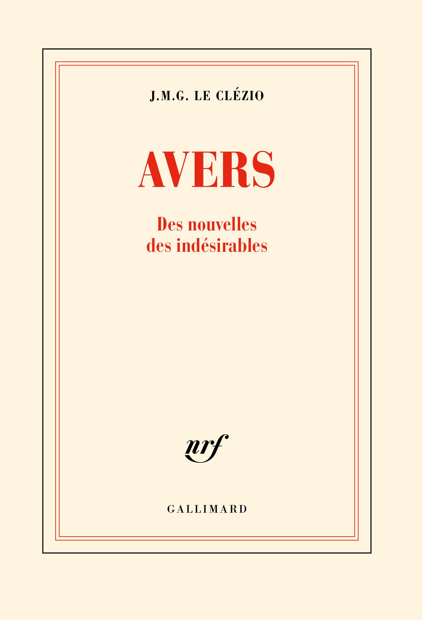 Avers - Des nouvelles des indésirables Contemporary literature