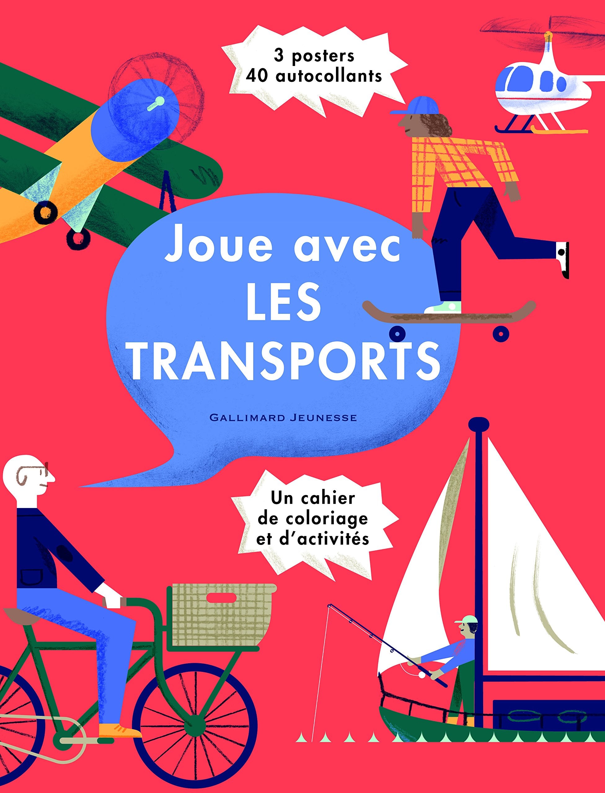 Joue avec les transports: Cahier d'activités book