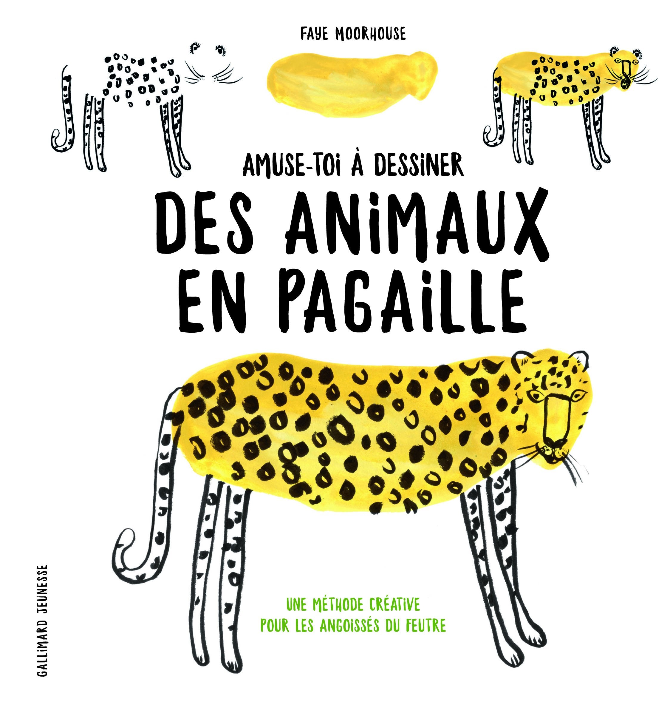 Amuse-toi à dessiner des animaux en pagaille: Une méthode créative pour les angoissés du feutre book