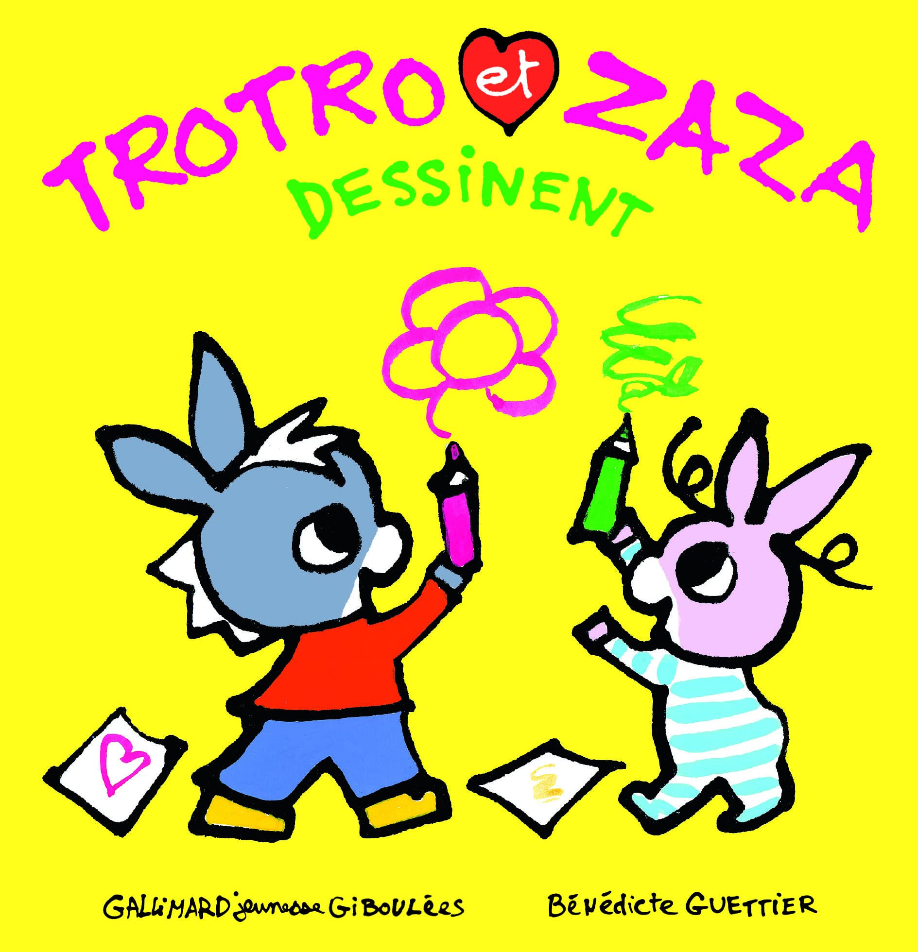 Trotro et Zaza dessinent Children's books
