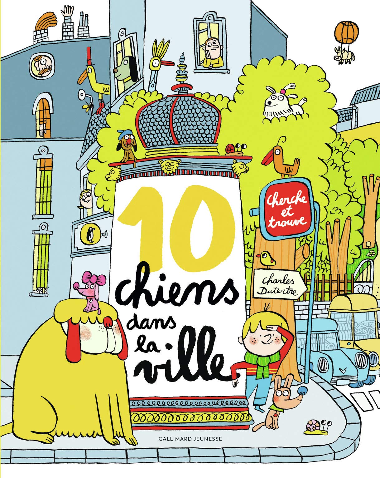 Cherche et trouve - 10 chiens dans la ville Children's books