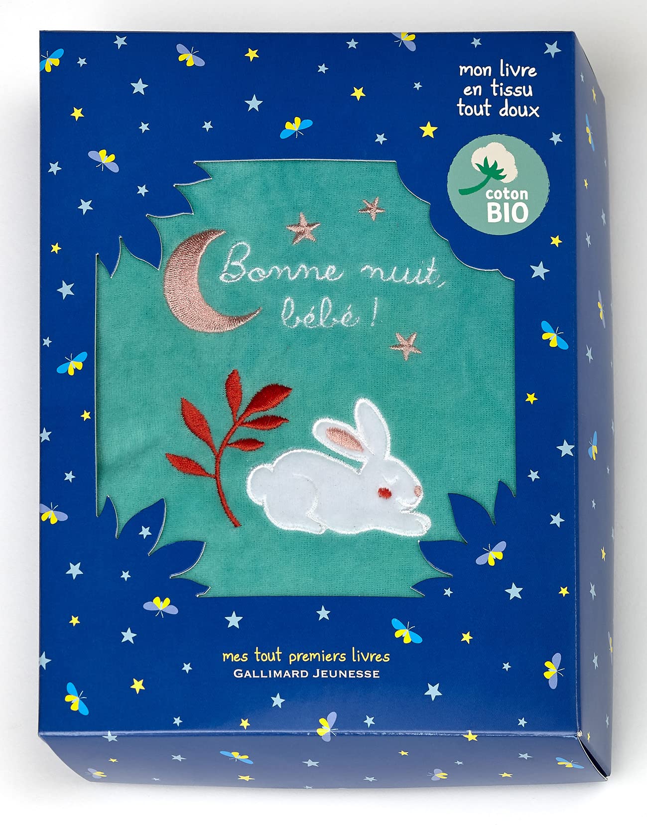 Bonne nuit, bébé !: Mon livre en tissu tout doux (coton bio) Children's books