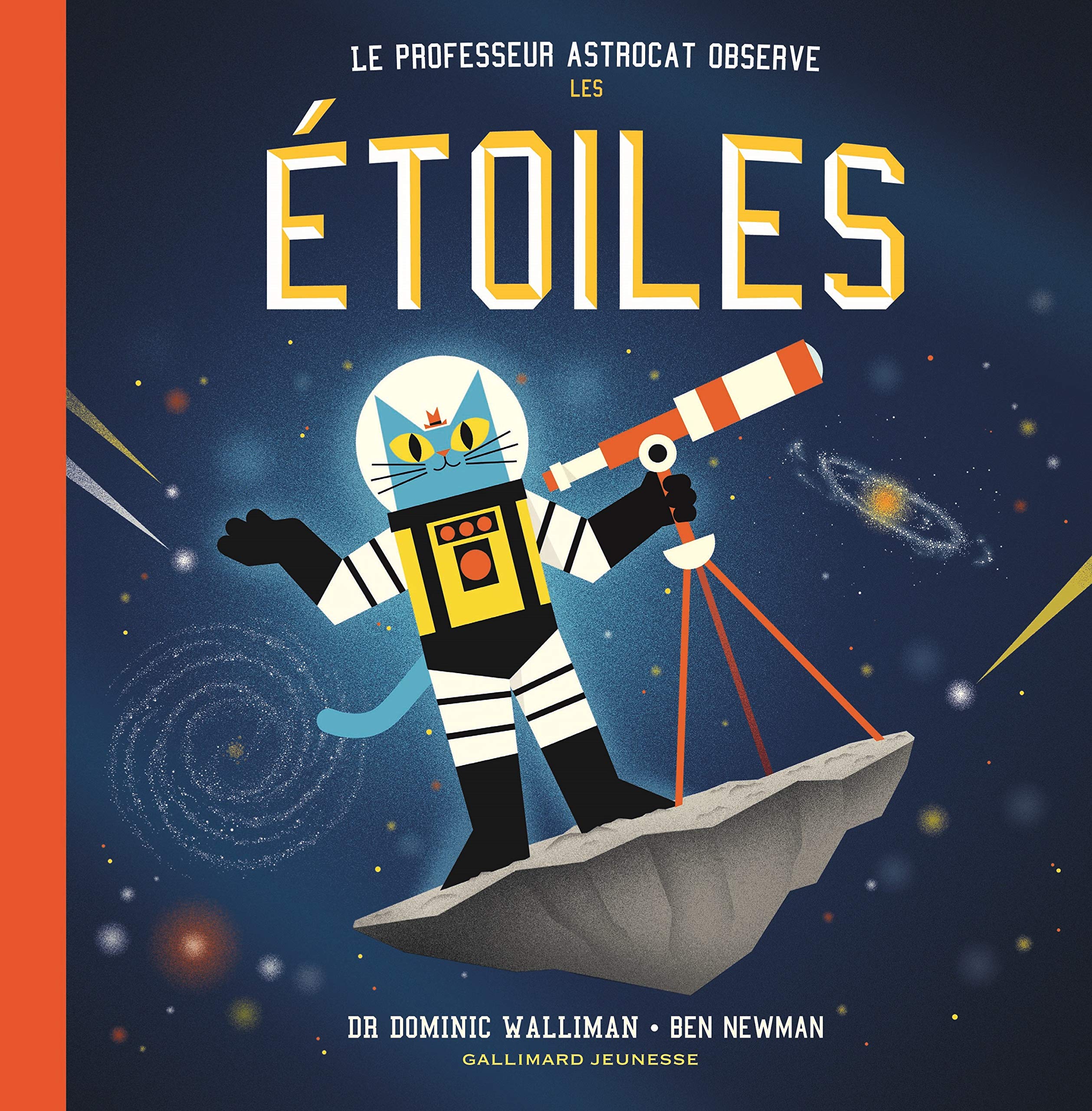 Le professeur Astrocat observe les étoiles Natural Sciences