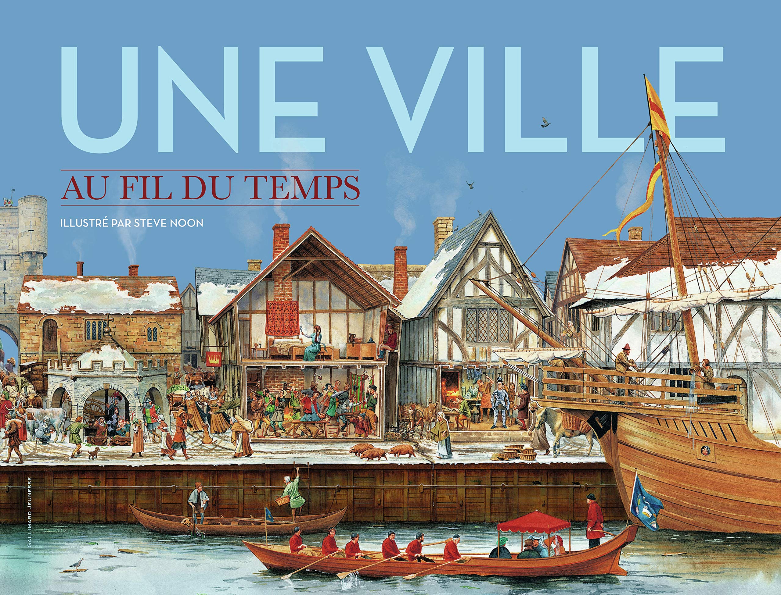 Une ville au fil du temps Children's books