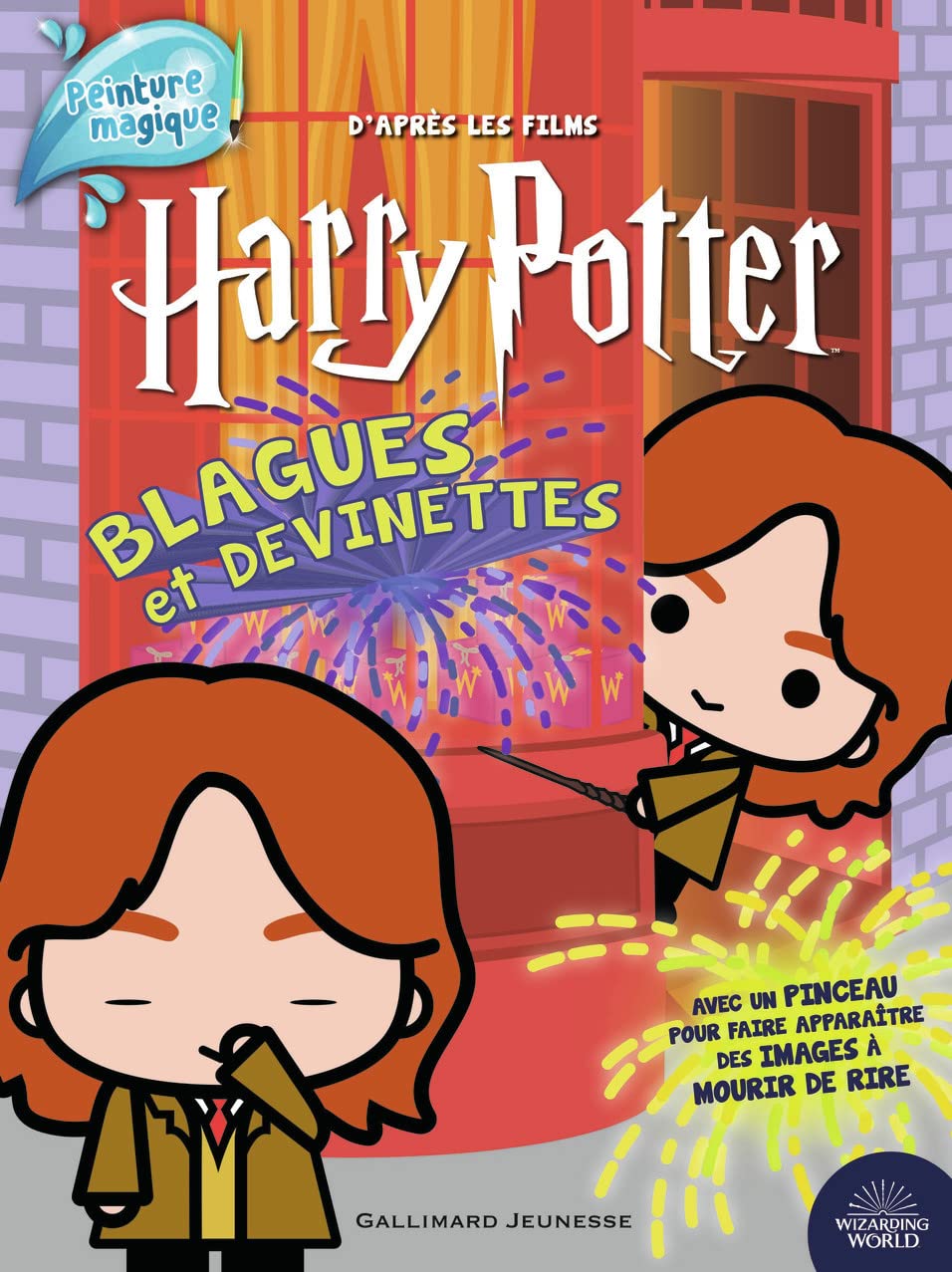 HARRY POTTER - BLAGUES ET DEVINETTES (PEINTURE MAGIQUE) book