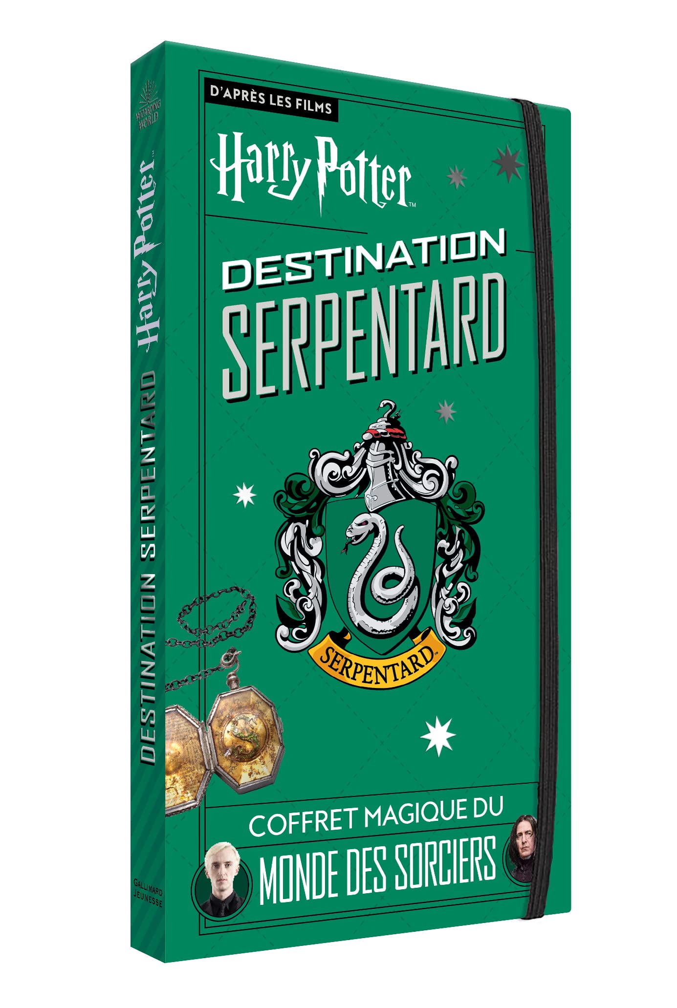 HARRY POTTER - DESTINATION SERPENTARD, COFFRET MAGIQUE DU MONDE DES SORCIERS book