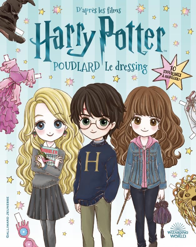 Harry Potter - Poudlard - Le dressing: 10 figurines à habiller ! Children's books
