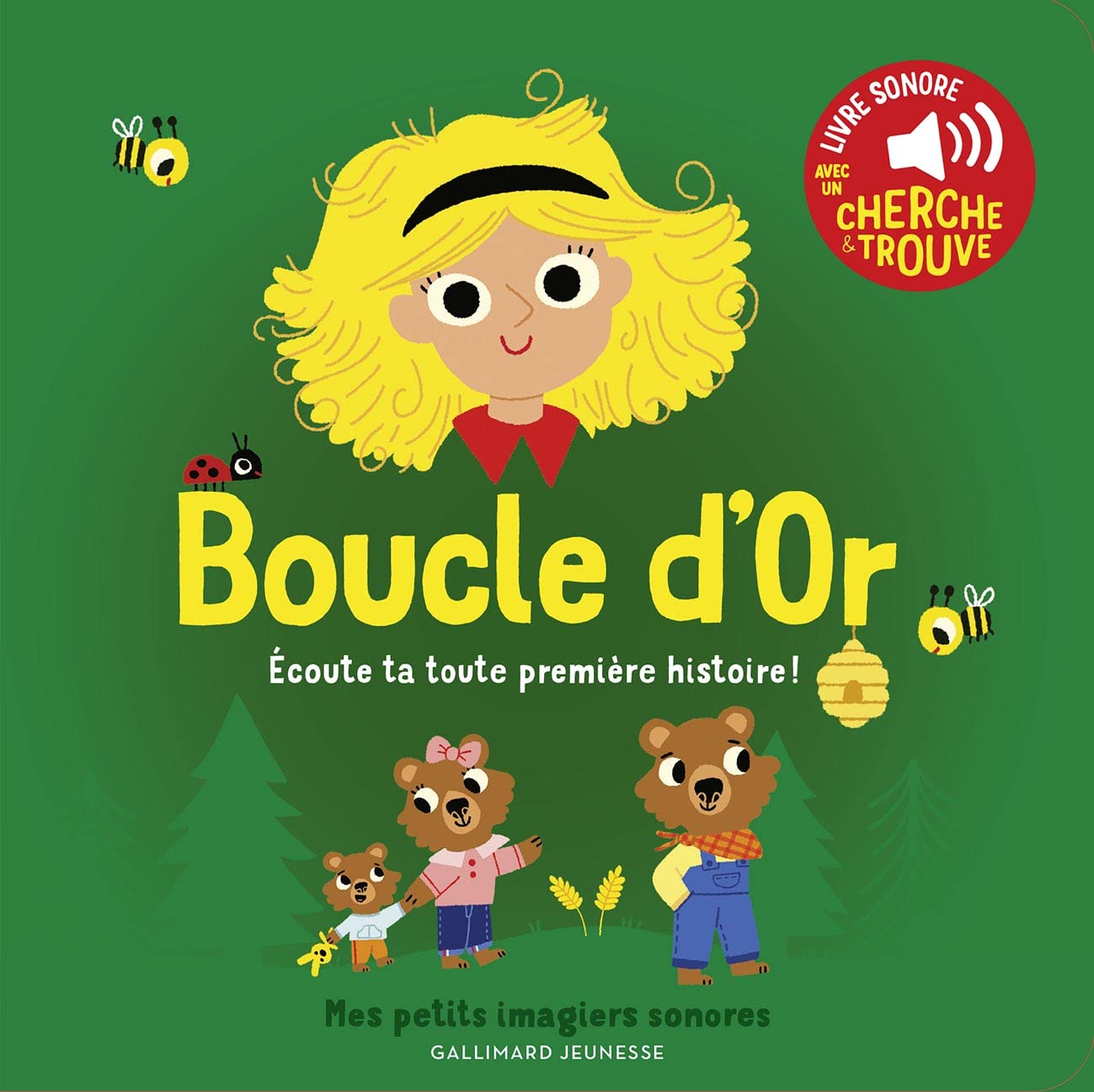 Boucle d'Or • livre sonore avec un cherche et trouve • Dès 1 an book