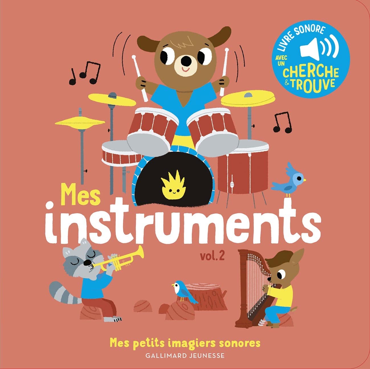 Mes instruments. Vol 2 - Mes petits imagiers sonores - Dès 1 an book