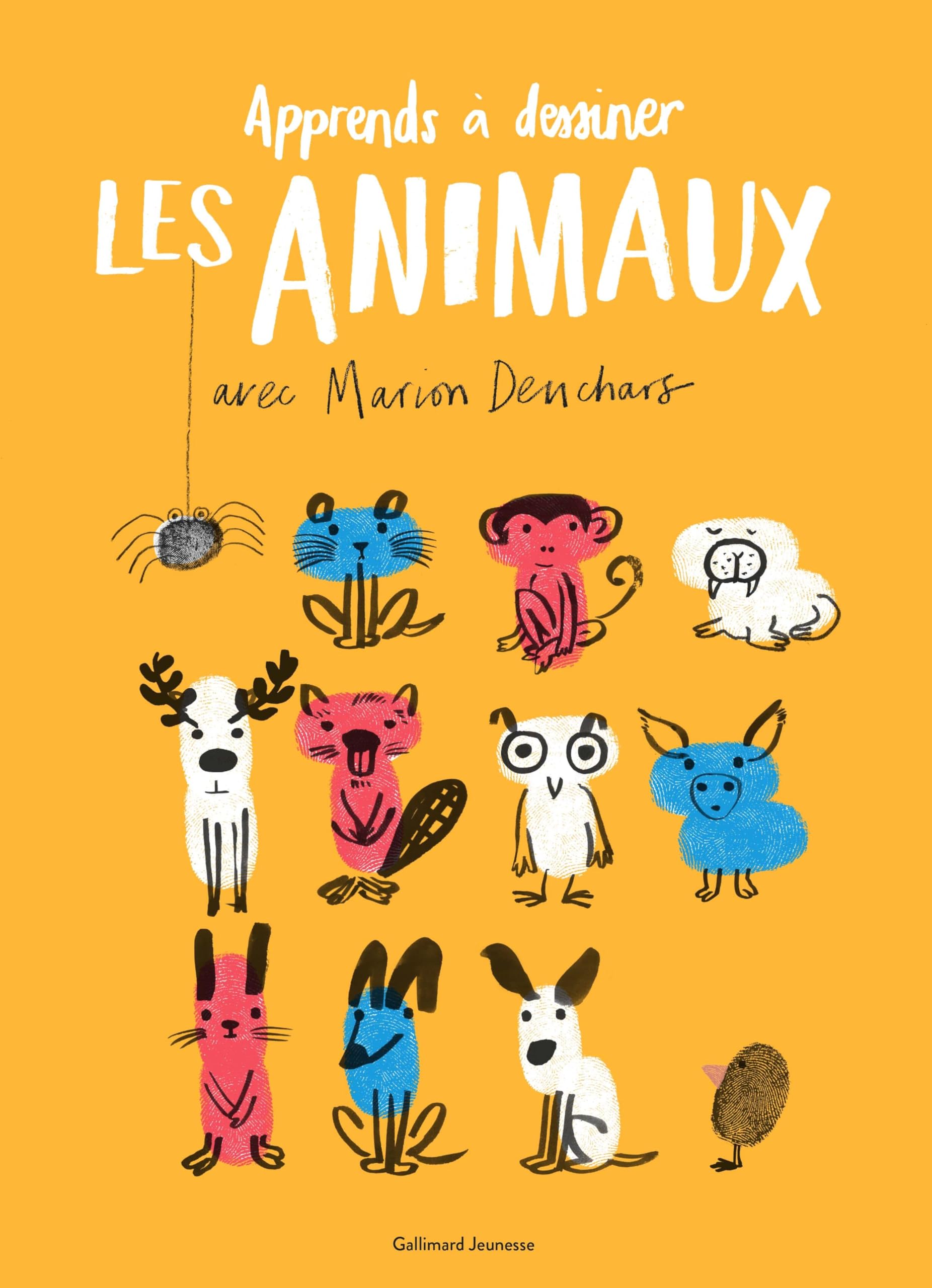 Un livre d'activités artistiques - Apprends à dessiner les animaux avec Marion Deuchars book