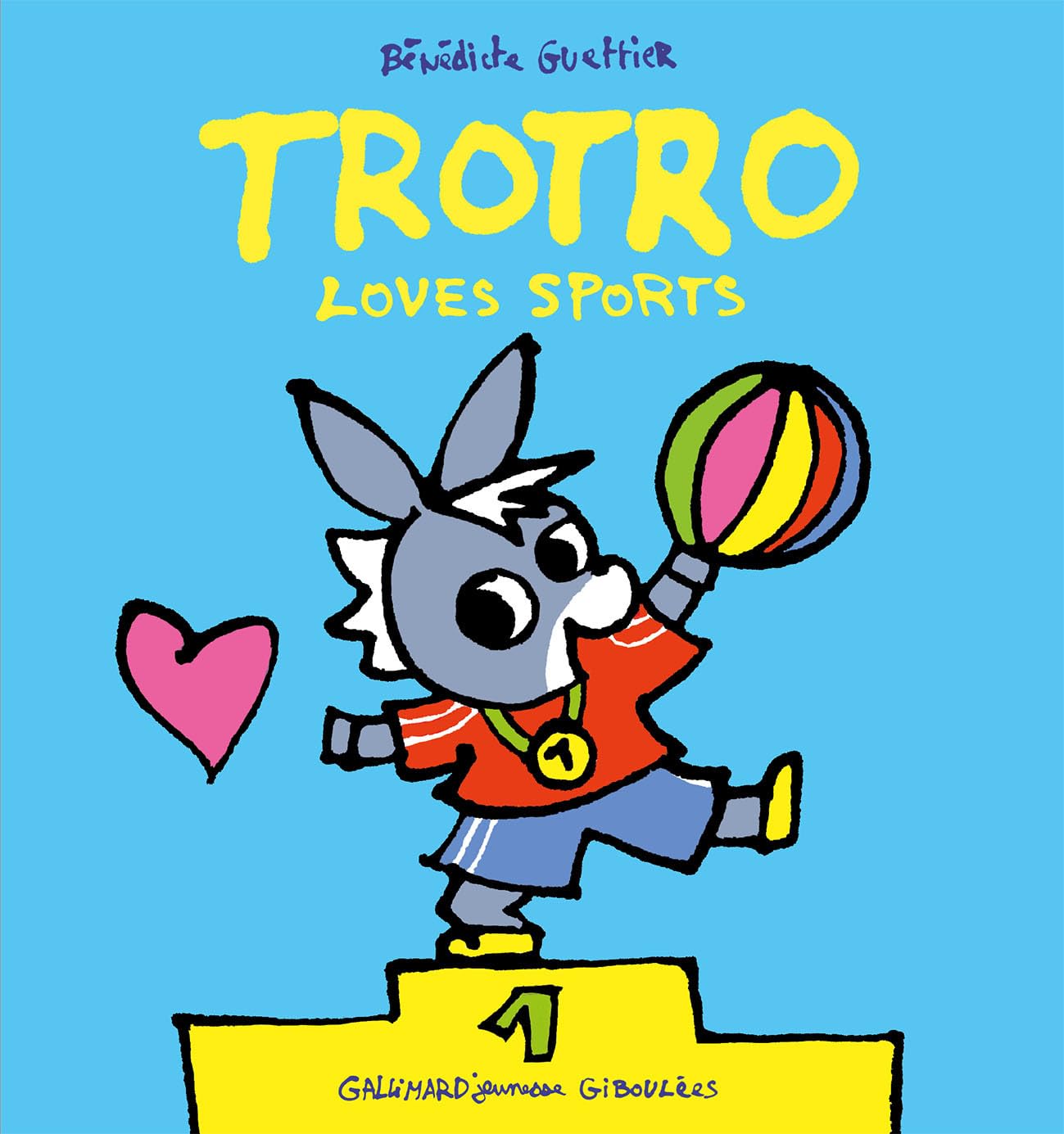 Trotro loves sports: Édition en anglais Children's books